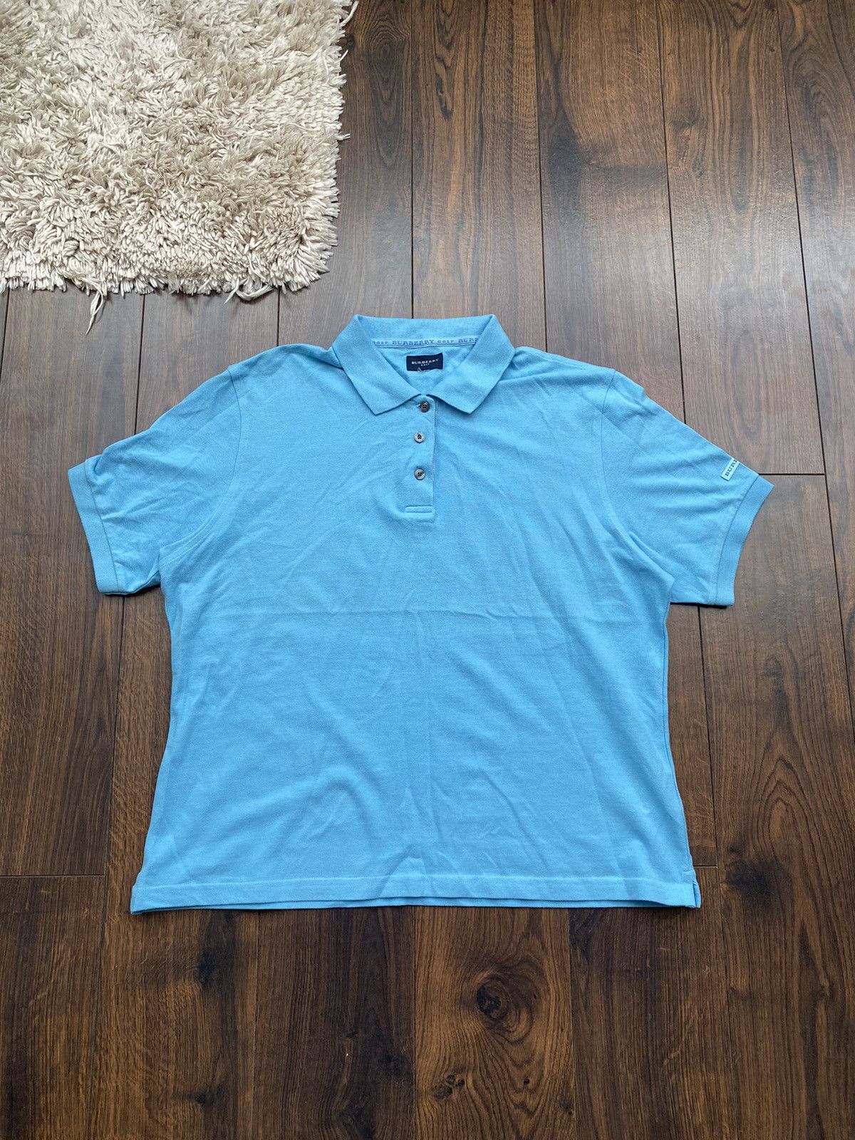 Burberry Rare Burberry Golf polo shirt Luxury Designer Size US L / EU 52-54 / 3 - 2 Thumbnail