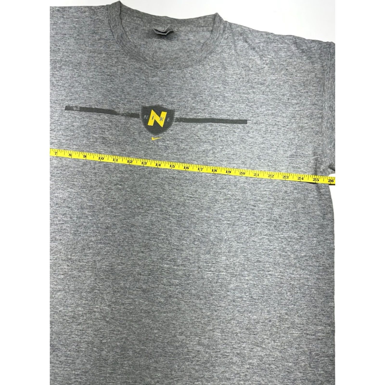 Nike VINTAGE Nike Center Swoosh Shirt Mens XXL VTG Y2K Graphic Logo Spellout Grey 90s Size US XXL / EU 58 / 5 - 5 Thumbnail