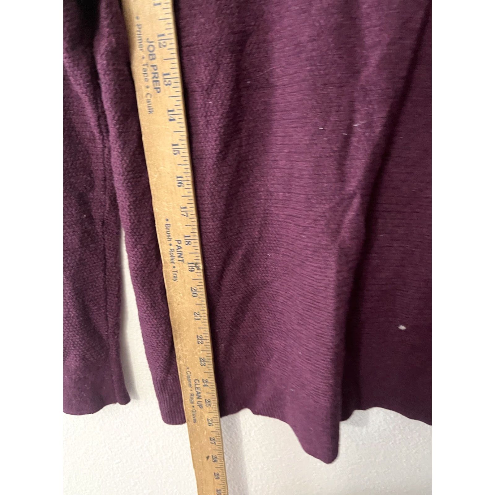Gap Gap Women Solid V-Neck Knit Sweater Shirt Long Sleeve XS Maroon Men? (No, keep gender at end) Size XS / US 0-2 / IT 36-38 - 4 Thumbnail