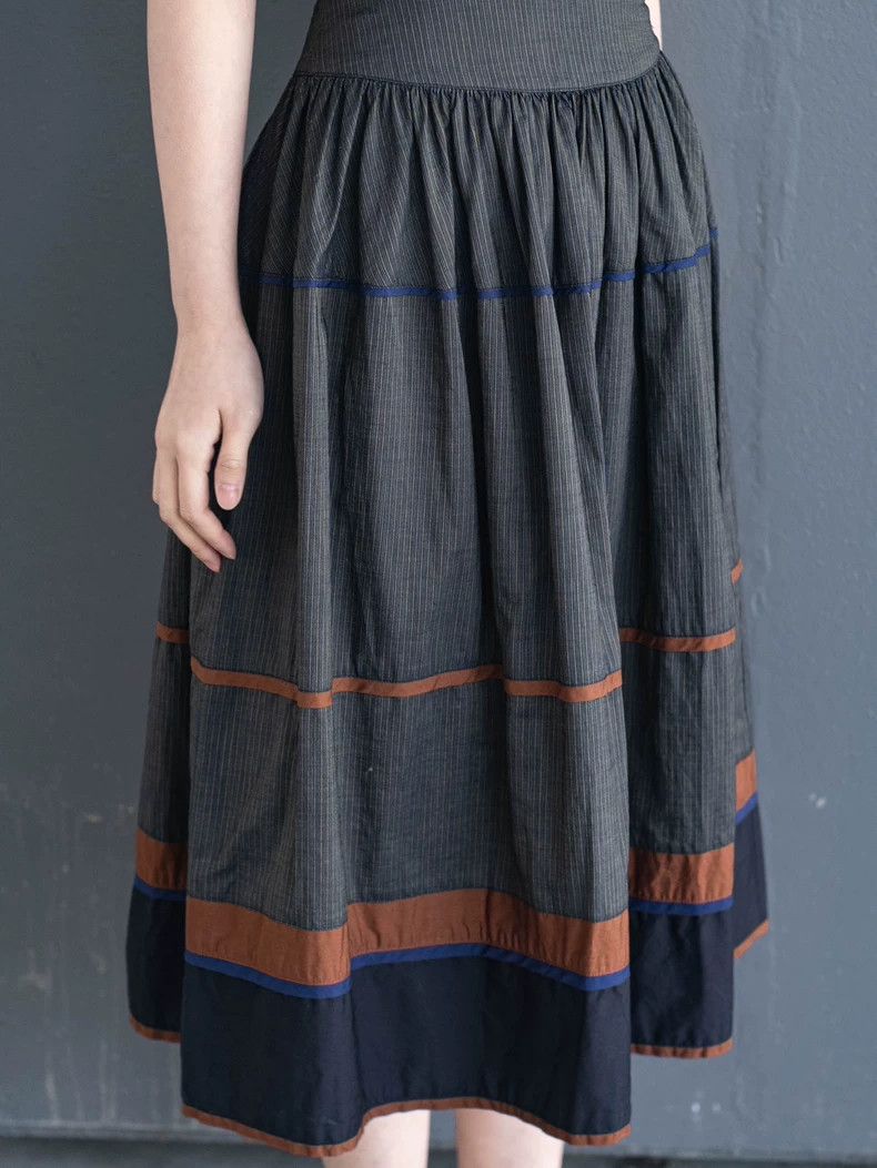 Kenzo KENZO Vintage striped half skirt with beautiful pattern Size 24" / US 00 / IT 34 - 6 Thumbnail