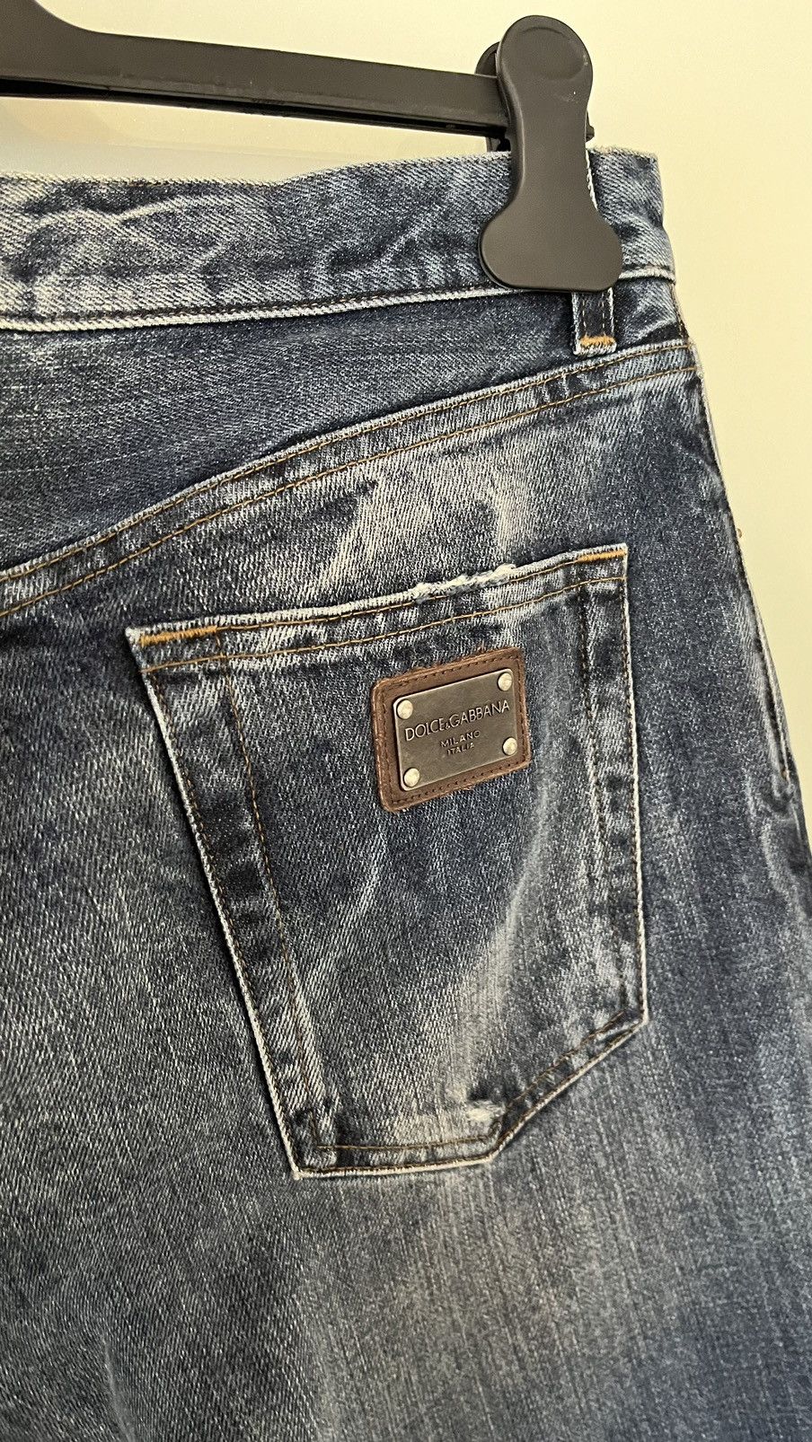 Dolce & Gabbana × Vintage Dolce & Gabbana Distressed Denim Size US 32 / EU 48 - 3 Thumbnail