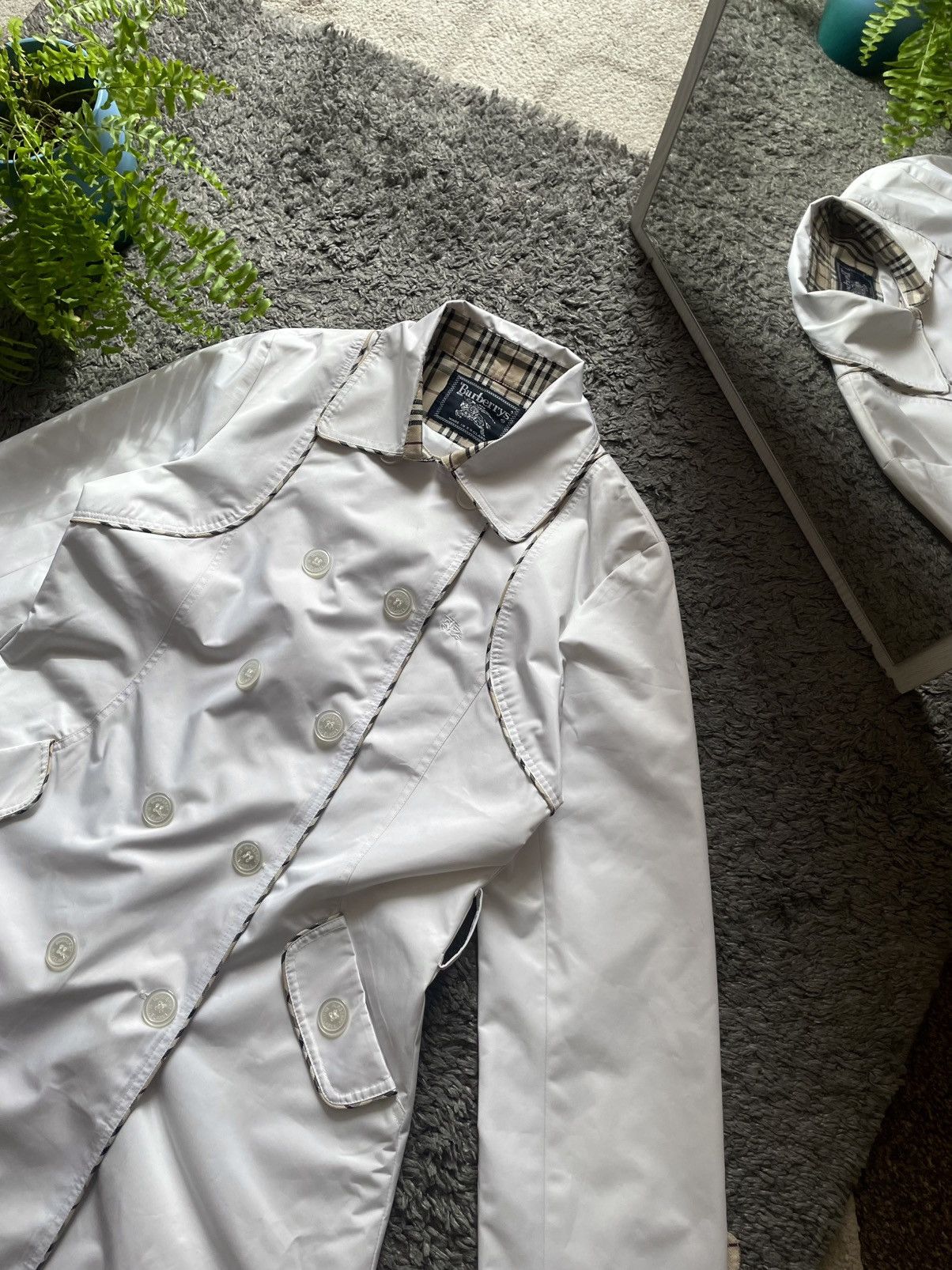 Burberry 00s Burberry Coat Streetwear Vintage Luxury Logo Rare Size L / US 10 / IT 46 - 4 Thumbnail