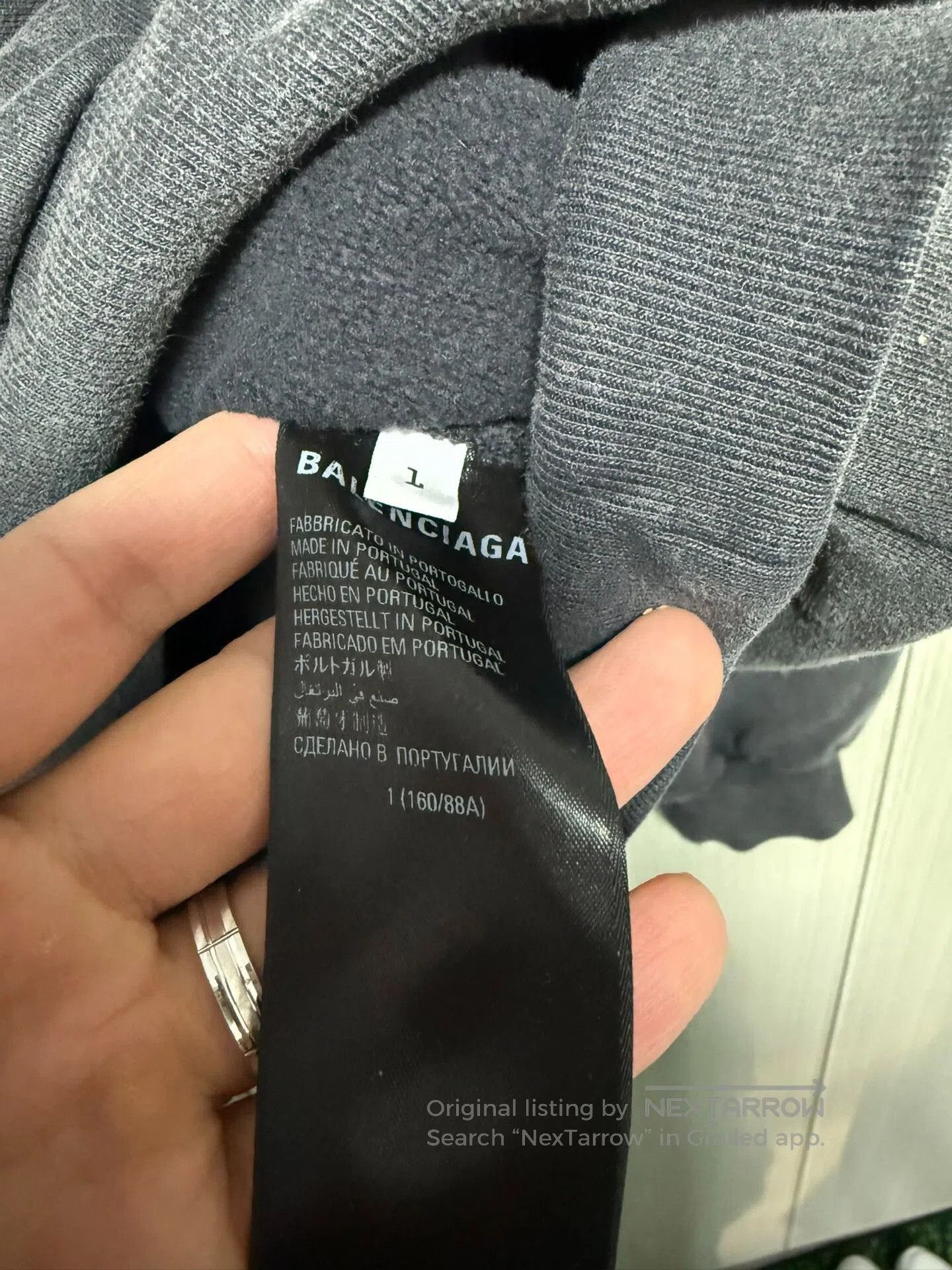 Balenciaga Balenciaga 22FW Strikethrough Crewneck Sweatshirt. Size US S / EU 44-46 / 1 - 5 Thumbnail