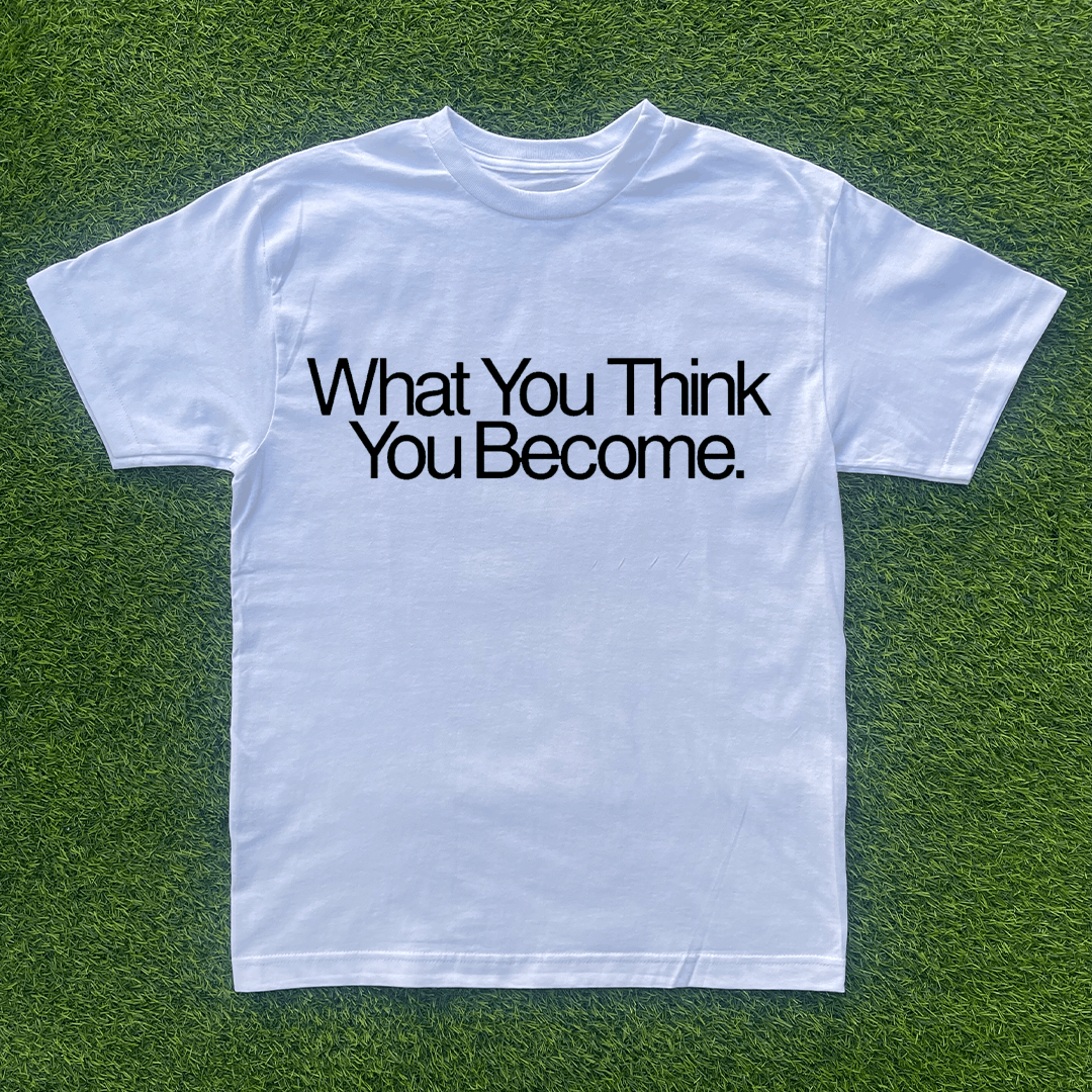 Vintage WHAT YOU THINK YOU BECOME TSHIRT Size US XL / EU 56 / 4 - 1 Preview
