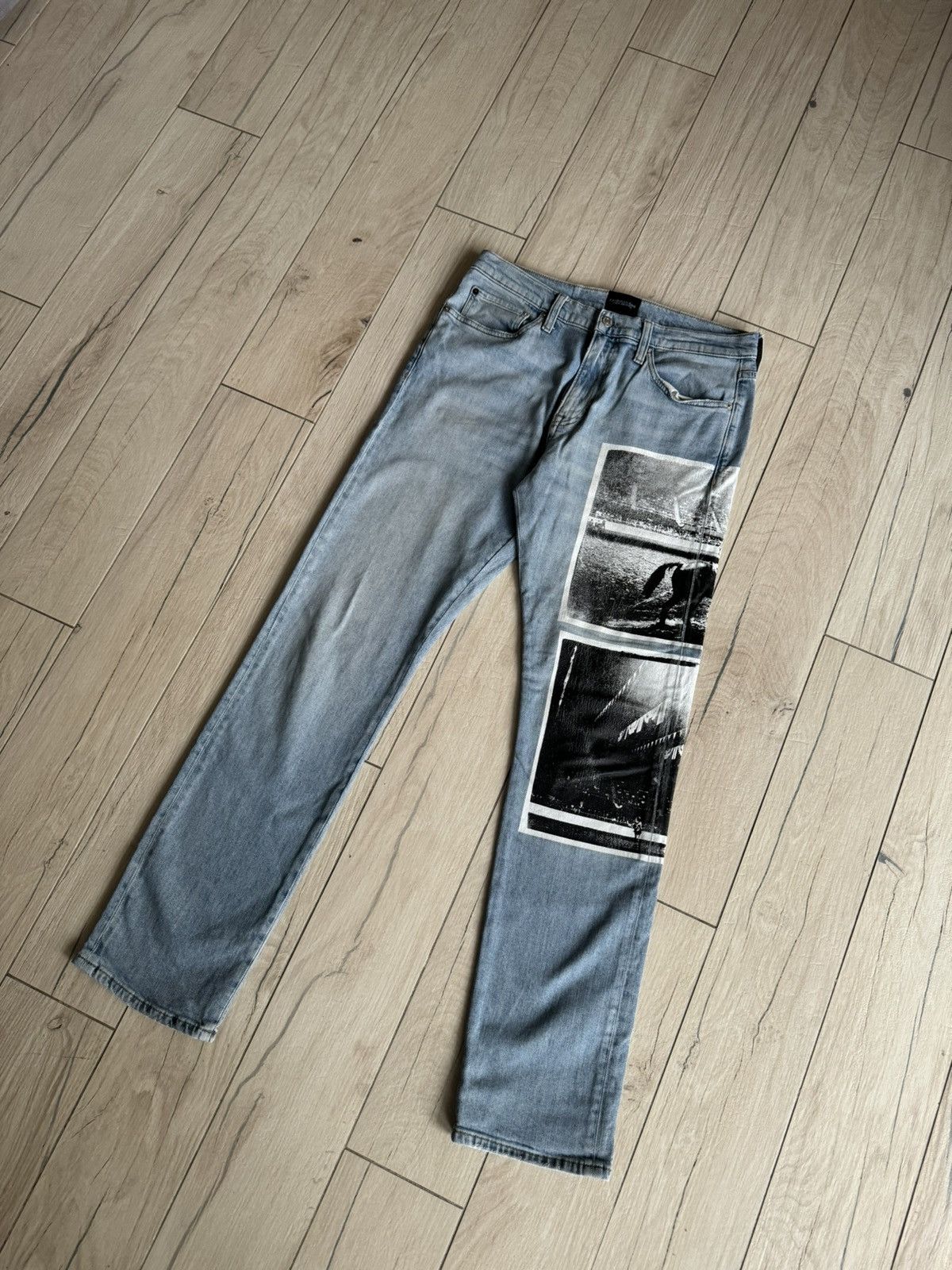 Calvin Klein 205W39NYC Calvin Klein X Andy Warhol Horseprint Denim Pants Size US 34 / EU 50 - 2 Thumbnail