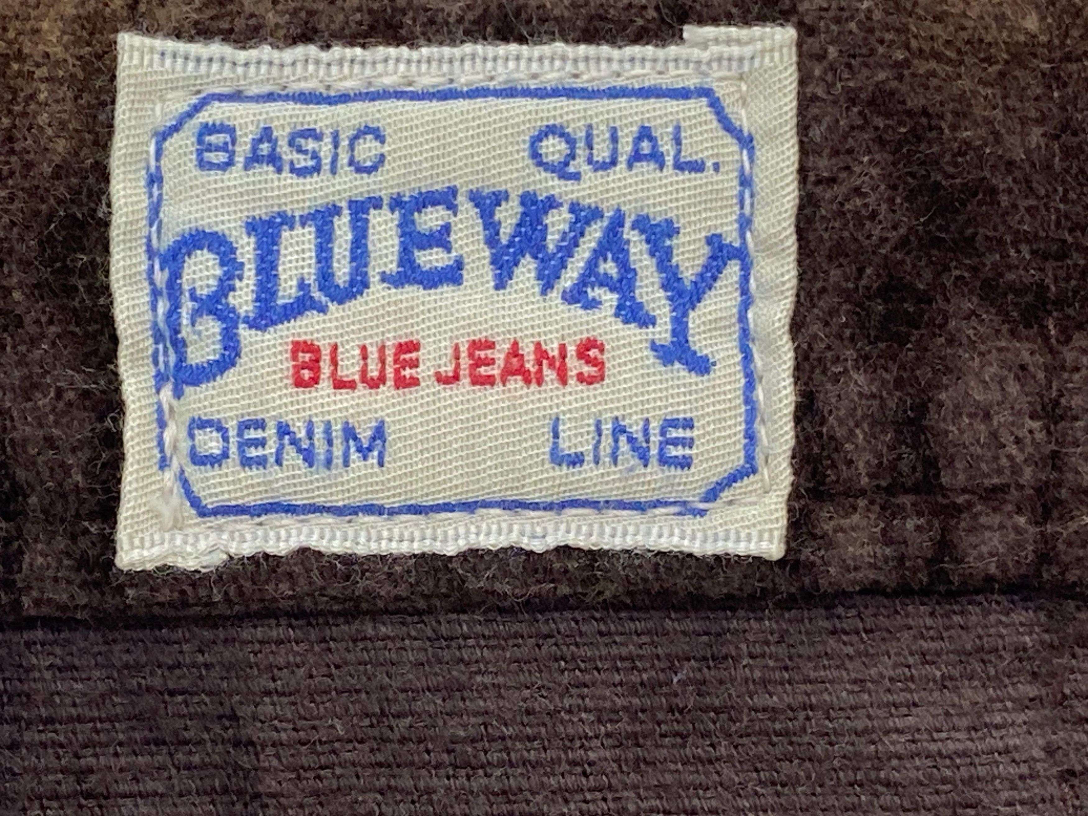Japanese Brand × Rockstar Games Blue Way Corduroy Pants Blue Way Japanese Modern Size US 27 - 10 Thumbnail