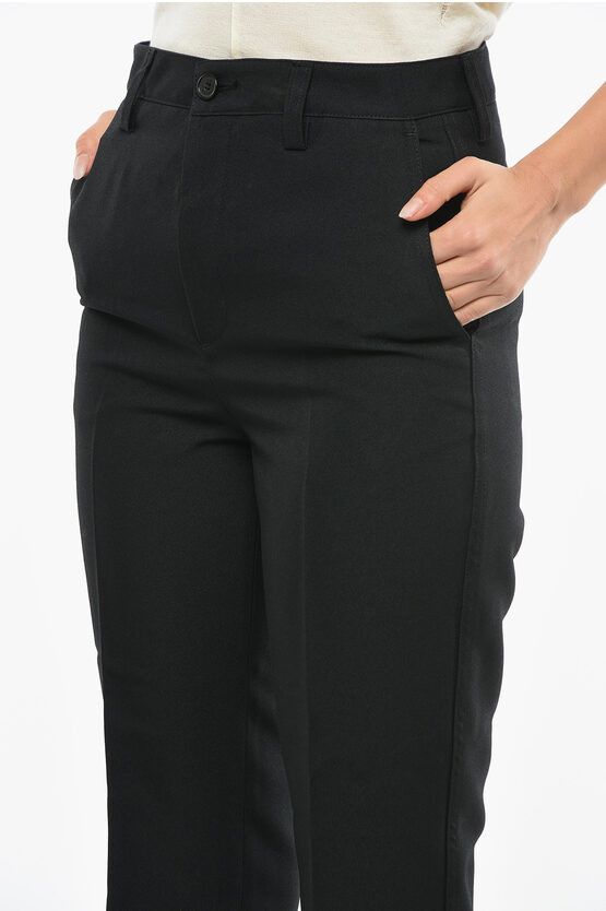 DEPARTMENT5 og1mm0624 Solid Chinos Pants in Black Size 38" / US 16 / IT 52 - 3 Thumbnail