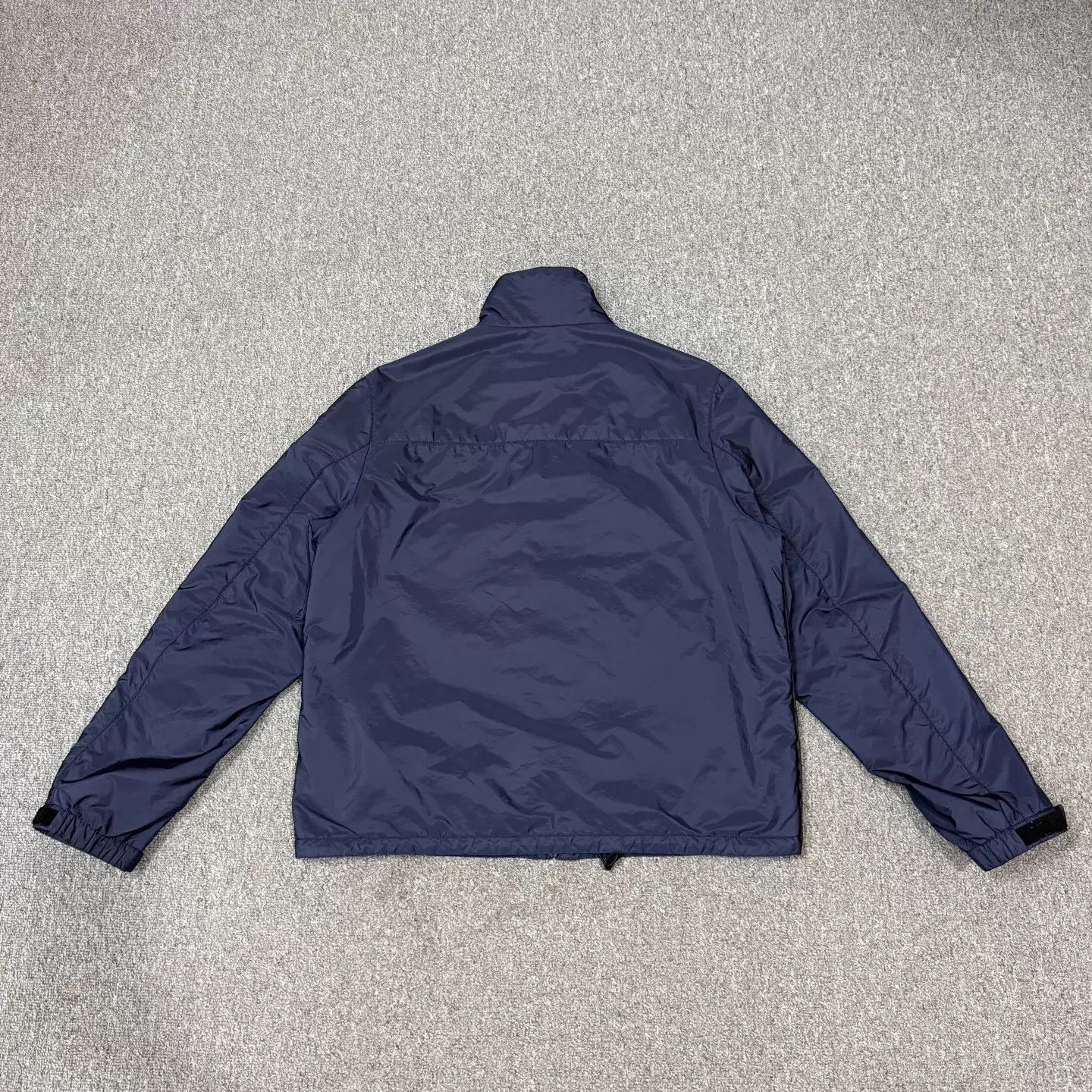 Prada Prada Navy Blue Triangle Logo Nylon Jacket 50 99 new Size US M / EU 48-50 / 2 - 2 Thumbnail