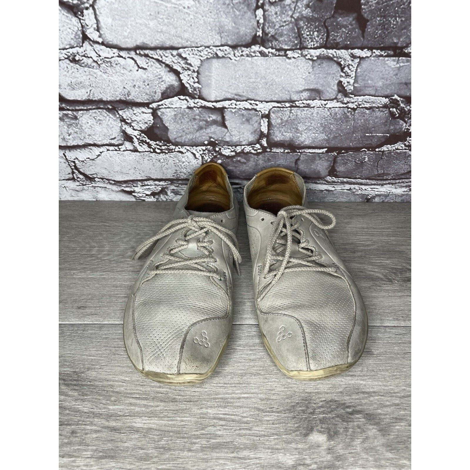 Other Vivobarefoot Primus Lux Gray Leather Lace Athletic Shoes Wom Size US 10 / IT 40 - 17 Thumbnail