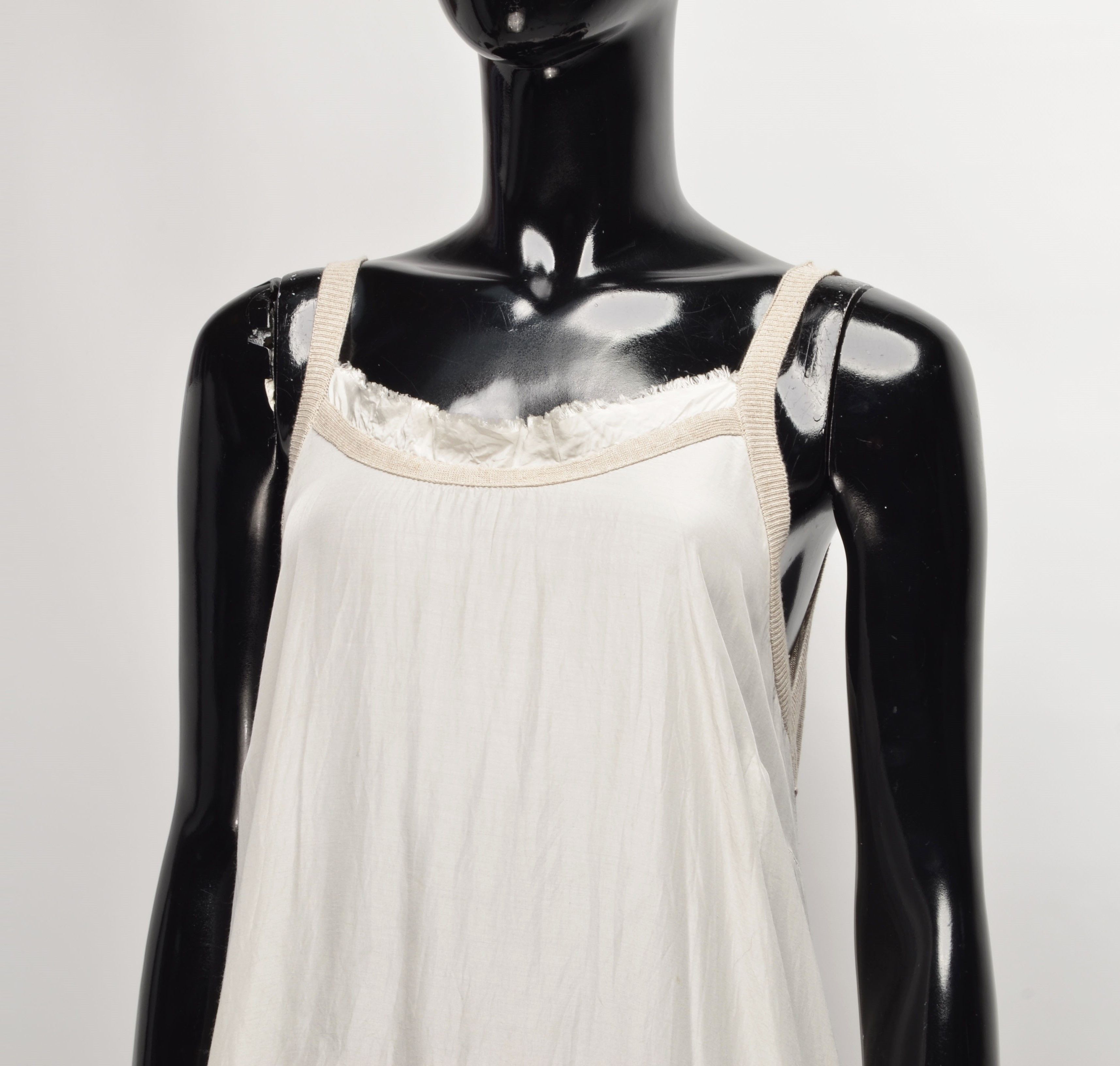 Trussardi × Vintage Vintage Trussardi Jeans Coquette Cottagecore Mini Dress Size L / US 10 / IT 46 - 2 Thumbnail