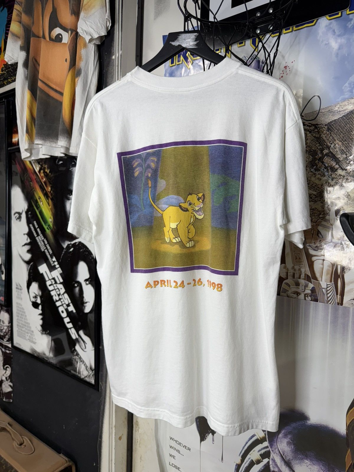 Vintage 90’s Vintage Lion King Disney Movie Tee Shirt Large Size US L / EU 52-54 / 3 - 1 Thumbnail