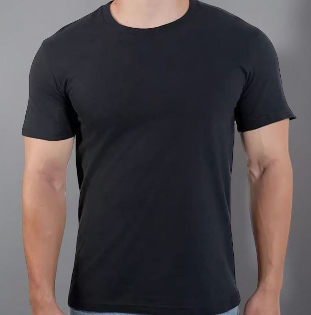 Other Plain Black T-Shirt Size US M / EU 48-50 / 2 - 1 Thumbnail