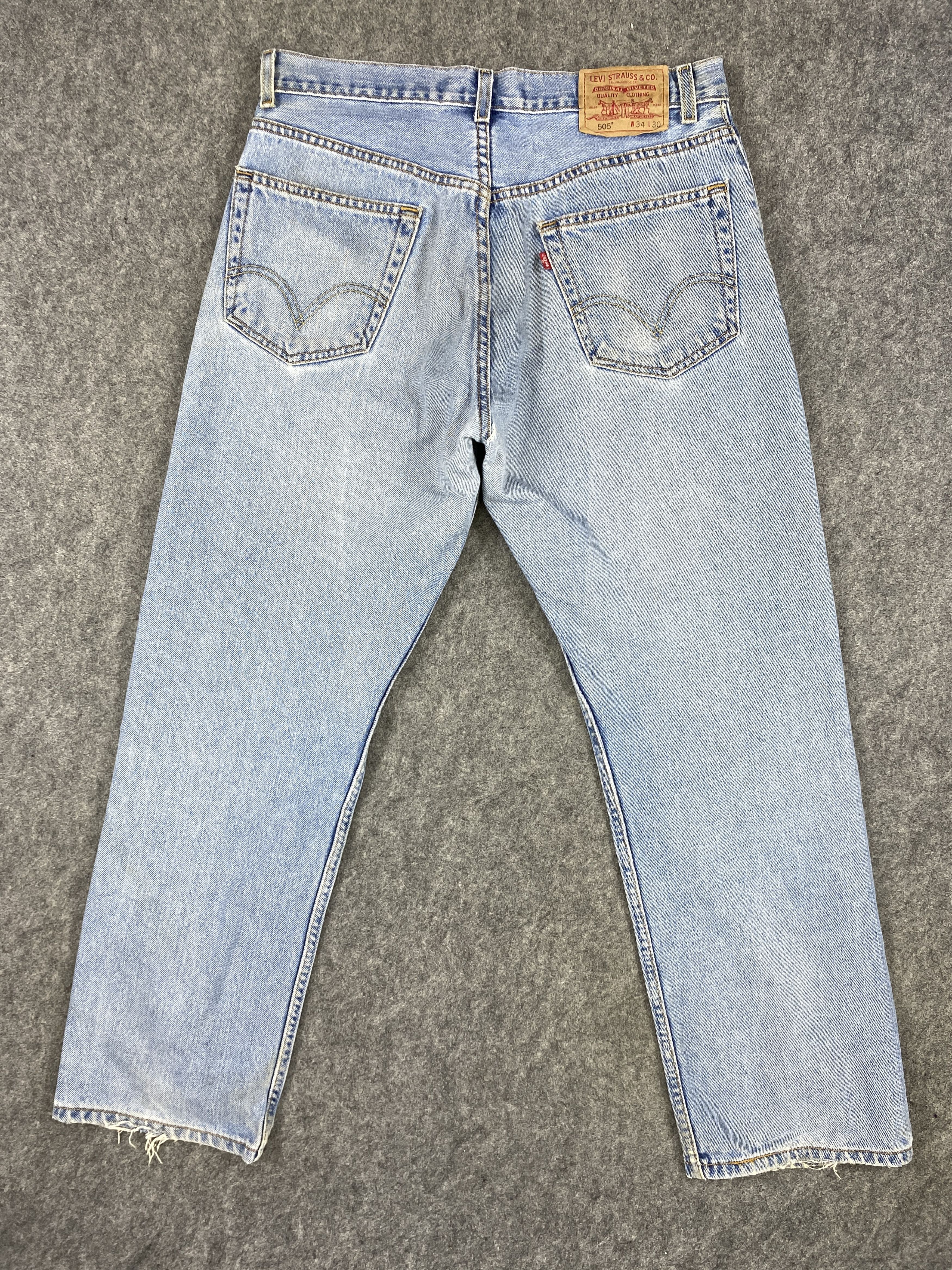 Levi's Blue Wash Vintage Levi's 505 Jeans 33x29 Denim -JN1275 Size US 33 - 2 Thumbnail