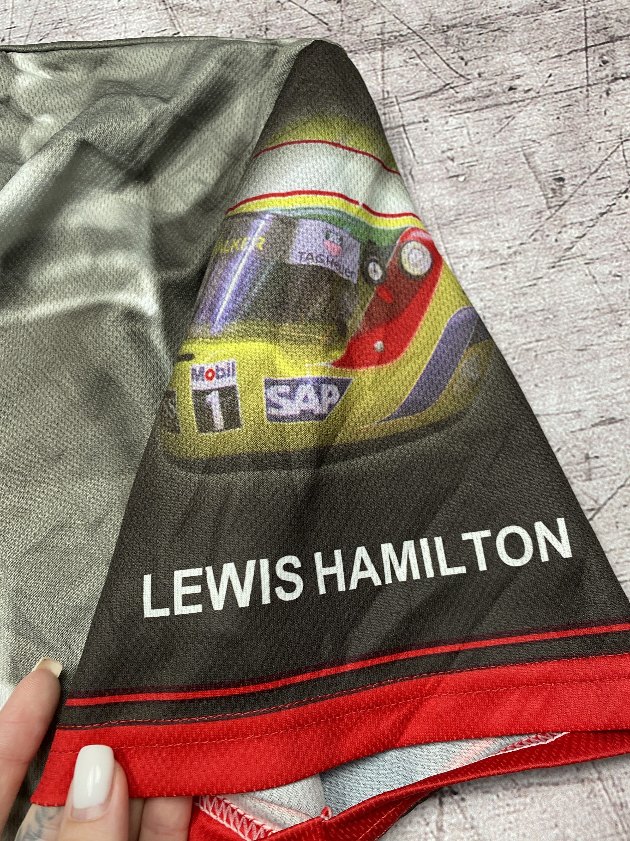 Hamilton × Mercedes-Benz Lewis Hamilton Mercedes Benz Vintage Mens Racing T-Shirt Size US L / EU 52-54 / 3 - 5 Thumbnail