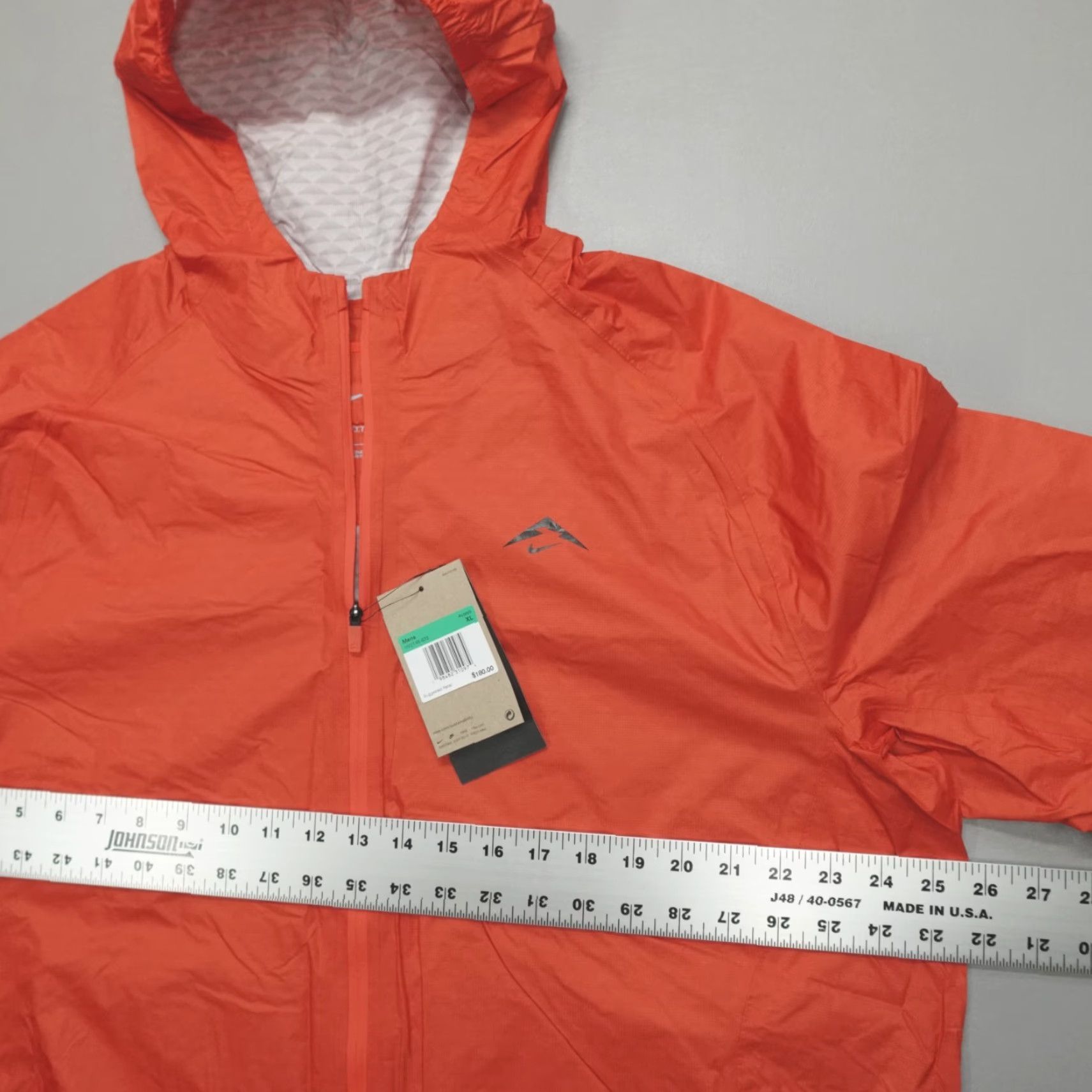 Nike Nike Trail Wind Hoodie Jacket Storm-Fit Men's XL Waterproof Orange - Hoodie, Windbreaker, Storm, N O Size US XL / EU 56 / 4 - 7 Thumbnail