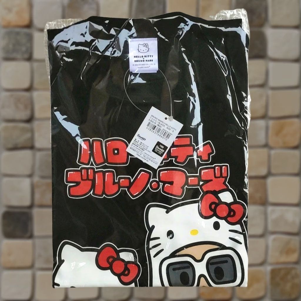Vintage BRUNO MARS HELLO KITTY Collaboration Goods T-shirt Black S - Short Sleeve Size US S / EU 44-46 / 1 - 1 Thumbnail