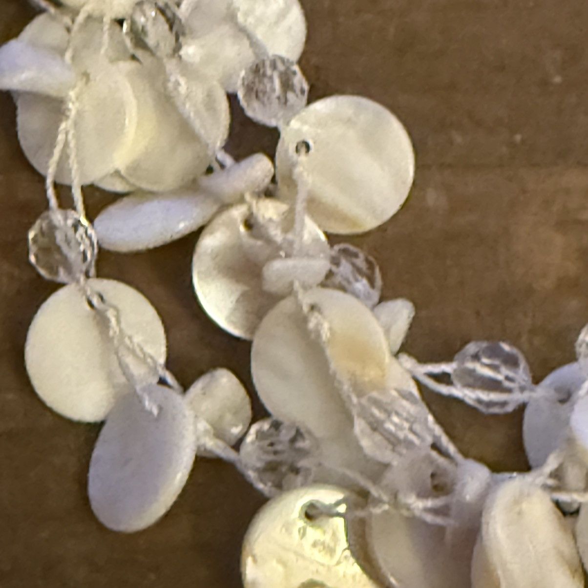 Other Multi strand mother of pearl discs necklace Size ONE SIZE - 3 Thumbnail