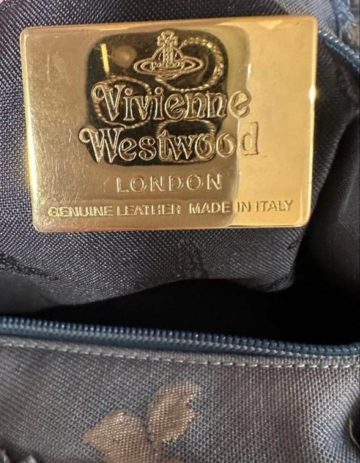 Vivienne Westwood Vivienne Westwood - Fringe Denim Shoulder Bag Blue Size ONE SIZE - 8 Thumbnail