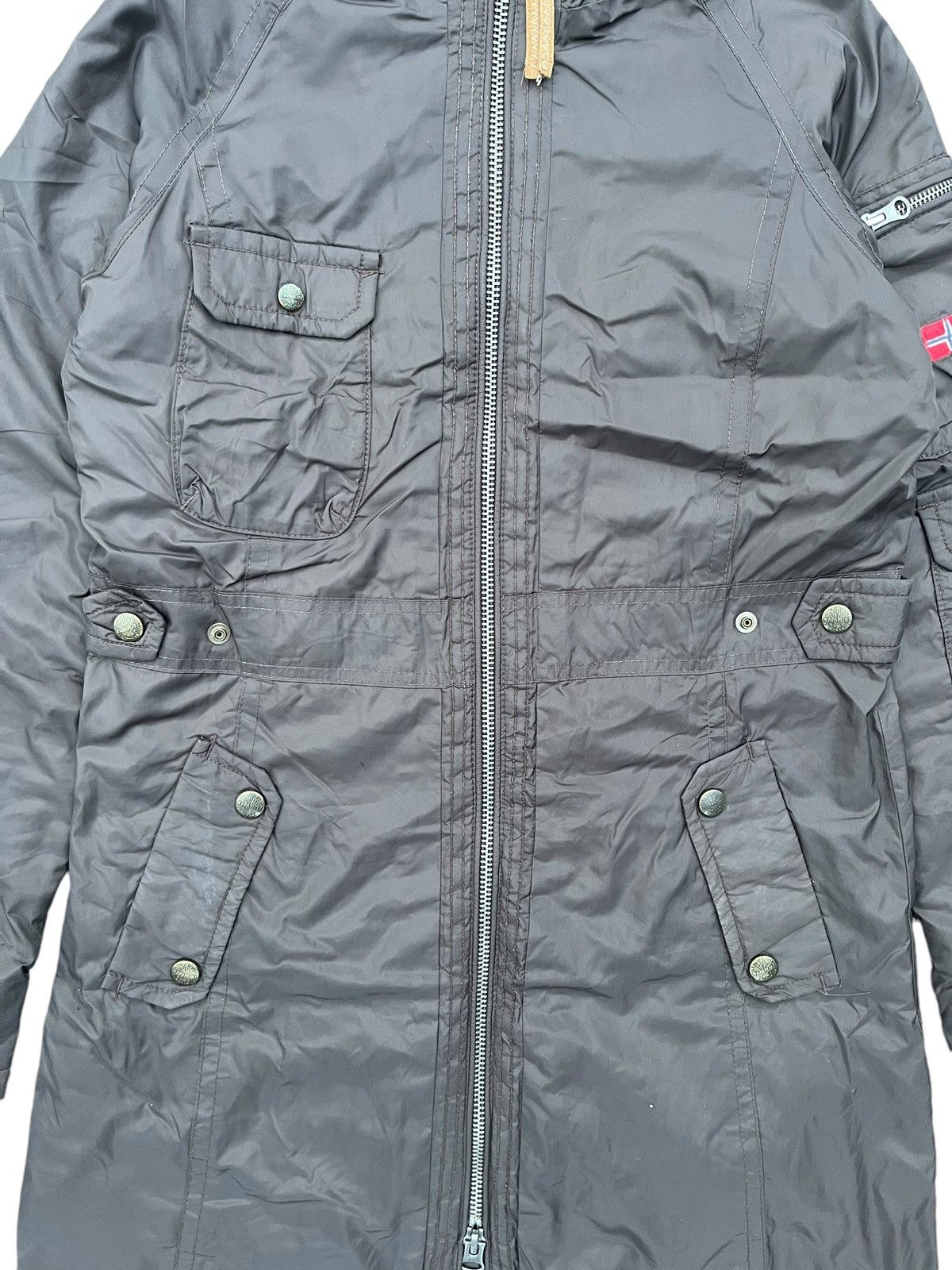 Napapijri Vintage Napapijri Multi Pocket Tactical Neck Belted Jacket Size M / US 6-8 / IT 42-44 - 7 Thumbnail