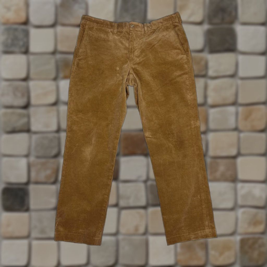 Polo Ralph Lauren Polo Ralph Lauren Pants Mens 34 Corduroy Brown Mid Rise Straight Casual Size US S / EU 44-46 / 1 - 1 Thumbnail