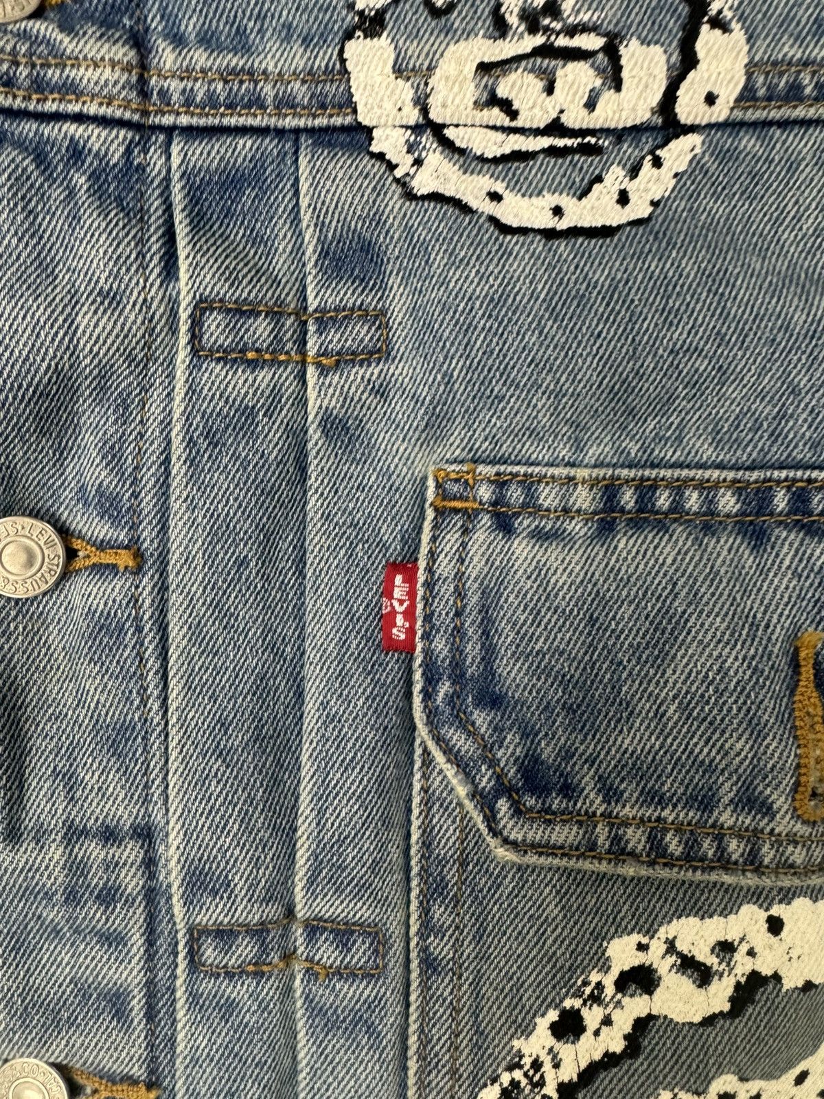 DENIM TEARS × Stussy Denim Tears x Stussy Denim Jacket Size US L / EU 52-54 / 3 - 2 Thumbnail