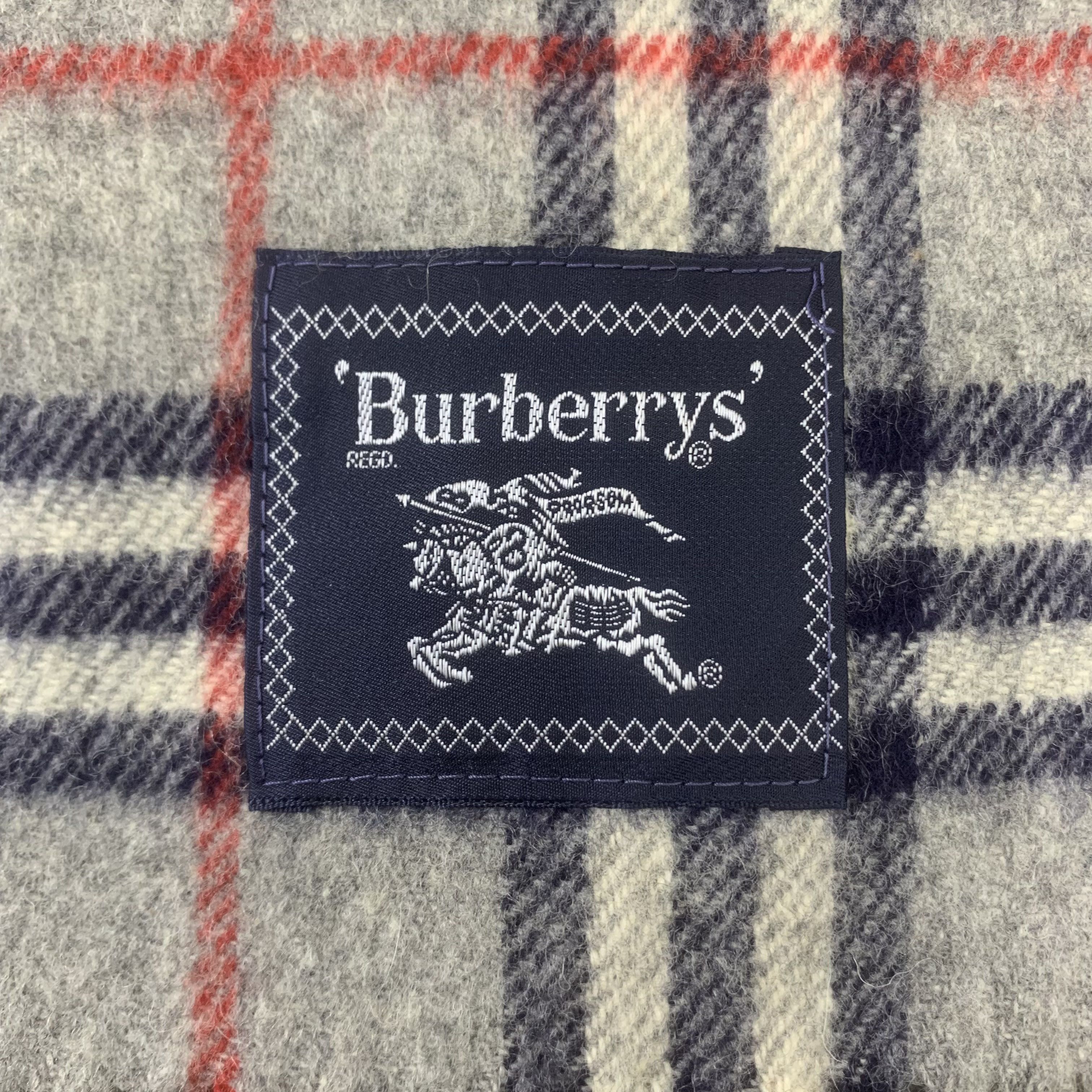 Burberry Burberry Scarf Wool Muffler Neck Wrap BL9280 Size ONE SIZE - 6 Thumbnail