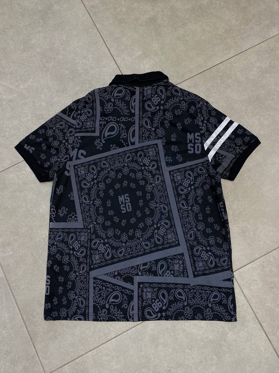 Mossimo Mossimo MSSO 86 Paisley AOP Polo Shirt Size US L / EU 52-54 / 3 - 3 Thumbnail