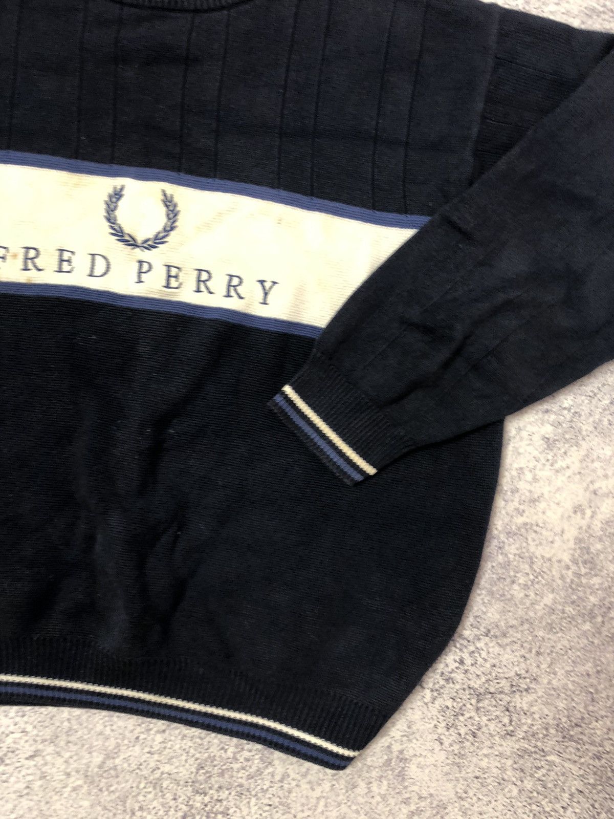 Fred Perry × Vintage Vintage sweater Fred Perry size Xl Size US XL / EU 56 / 4 - 5 Thumbnail