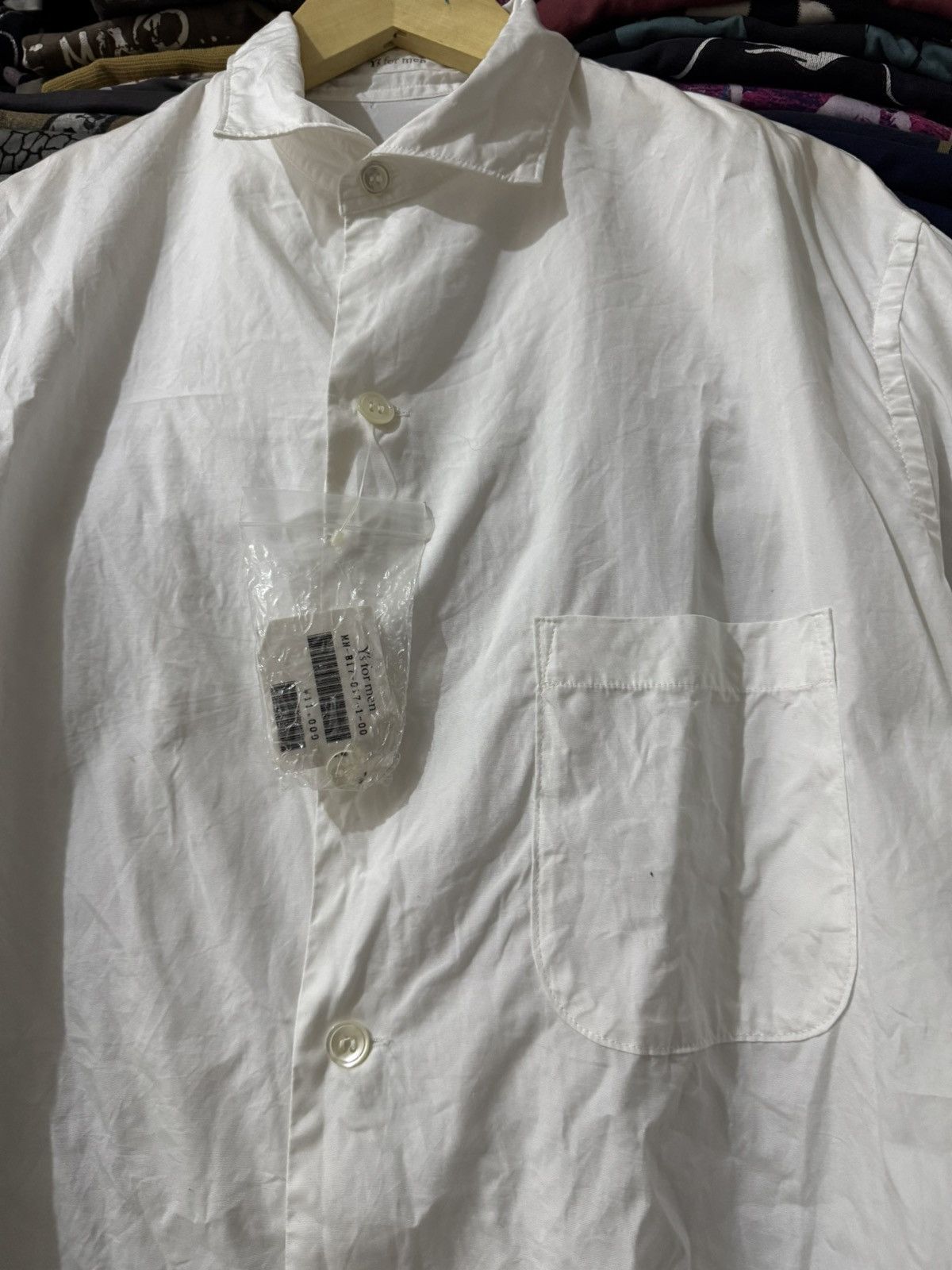 Yohji Yamamoto Y’s FOR MEN YOHJI YAMAMOTO WHITE SHIRT Size US L / EU 52-54 / 3 - 2 Thumbnail