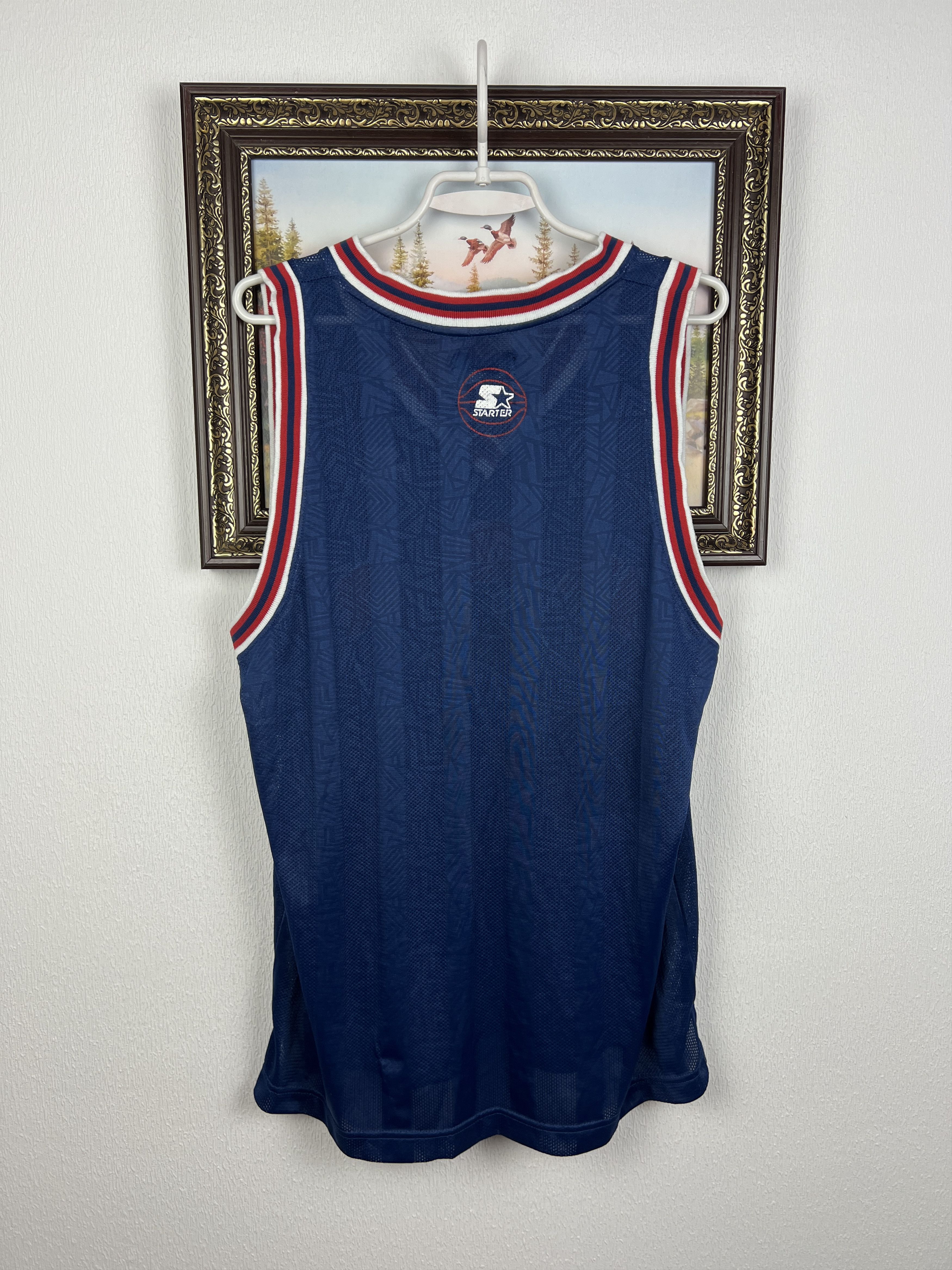 Starter Vintage 90's USA Olympics Team Basketball Jersey Shirt Size US M / EU 48-50 / 2 - 8 Thumbnail