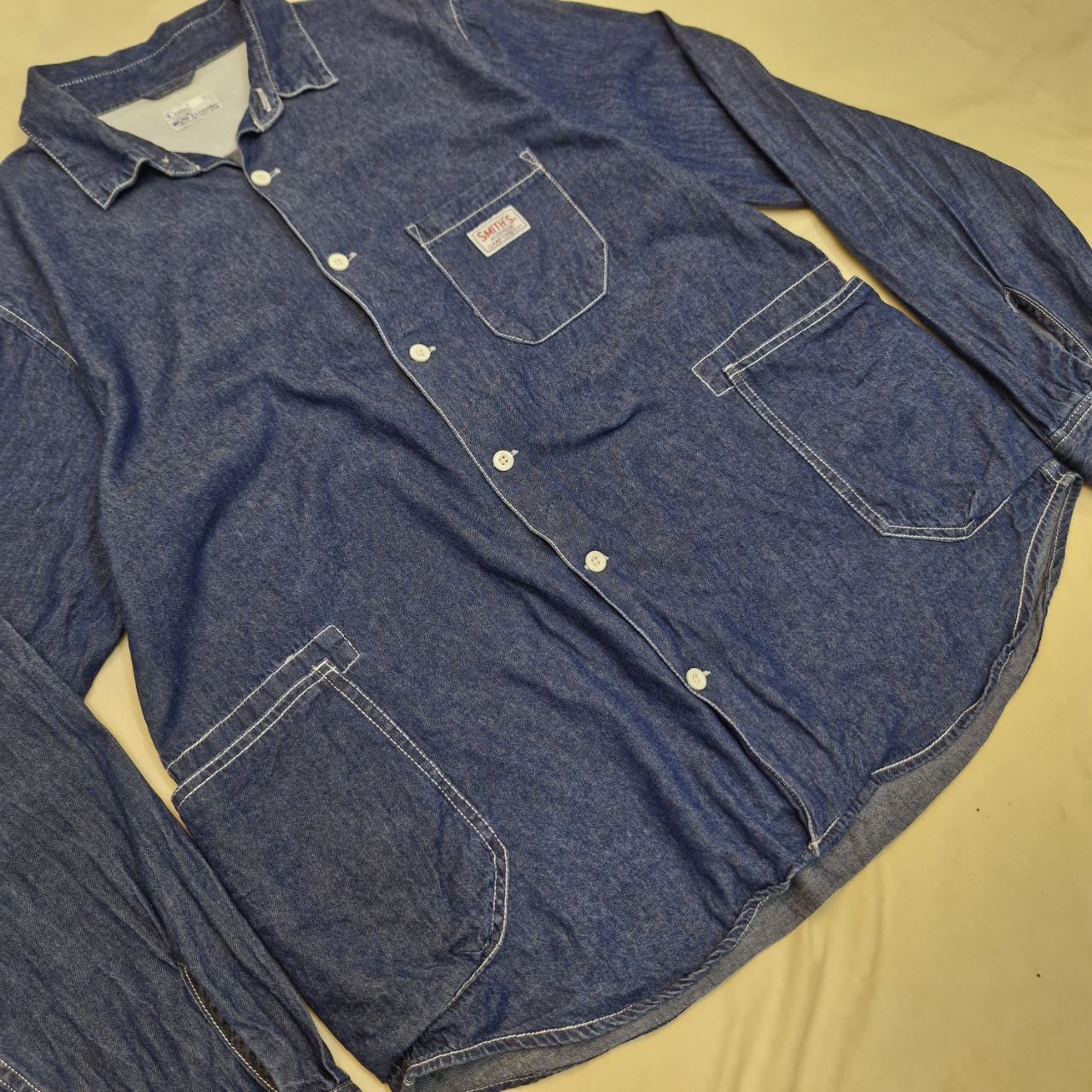 Smith's American Smith's Workwear Sanforized x Coen Denim Shirts Size US L / EU 52-54 / 3 - 3 Thumbnail