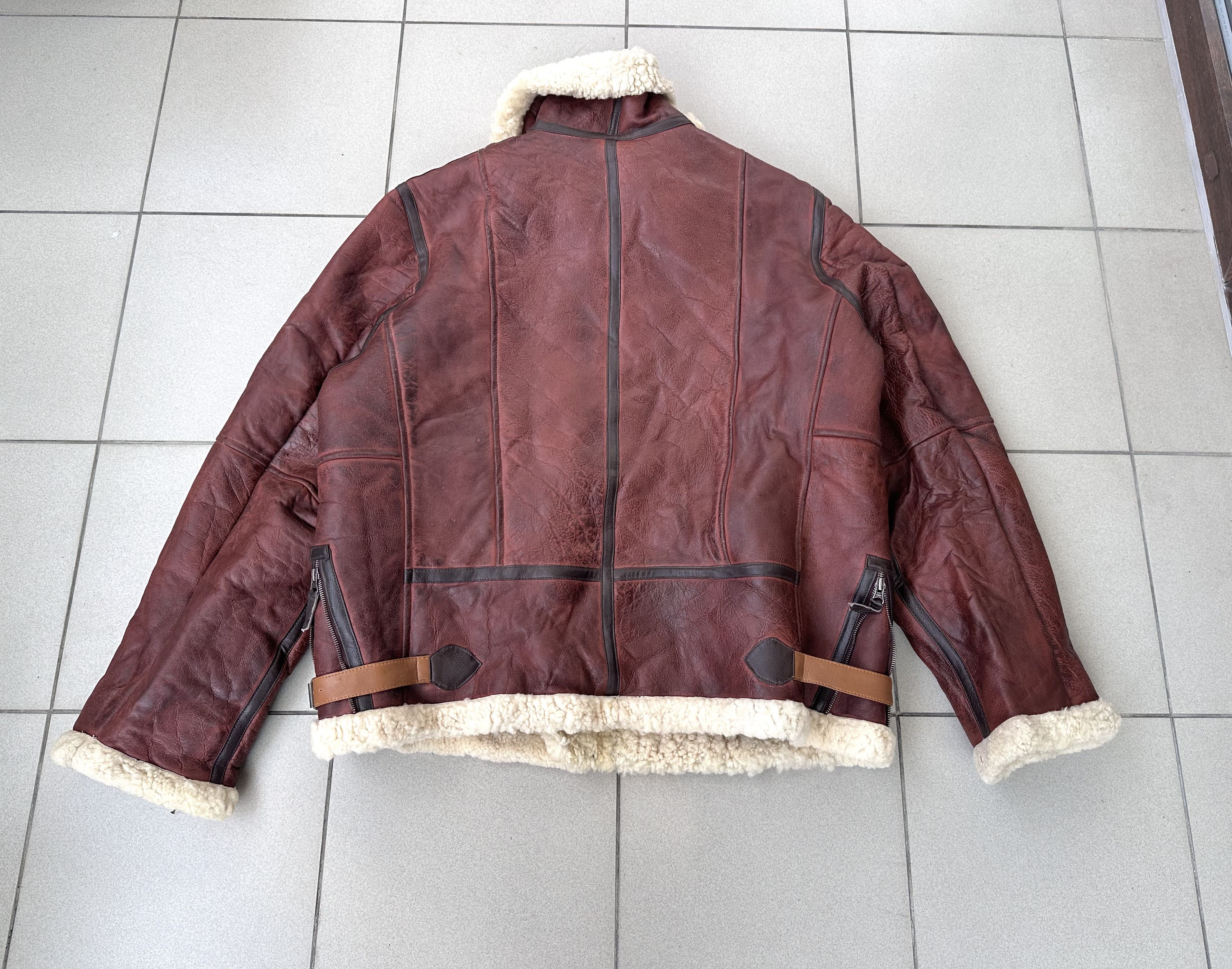 Vintage Rare Vintage Aviator leather jacket sheepskin shearling B-2 Size US XXL / EU 58 / 5 - 11 Thumbnail