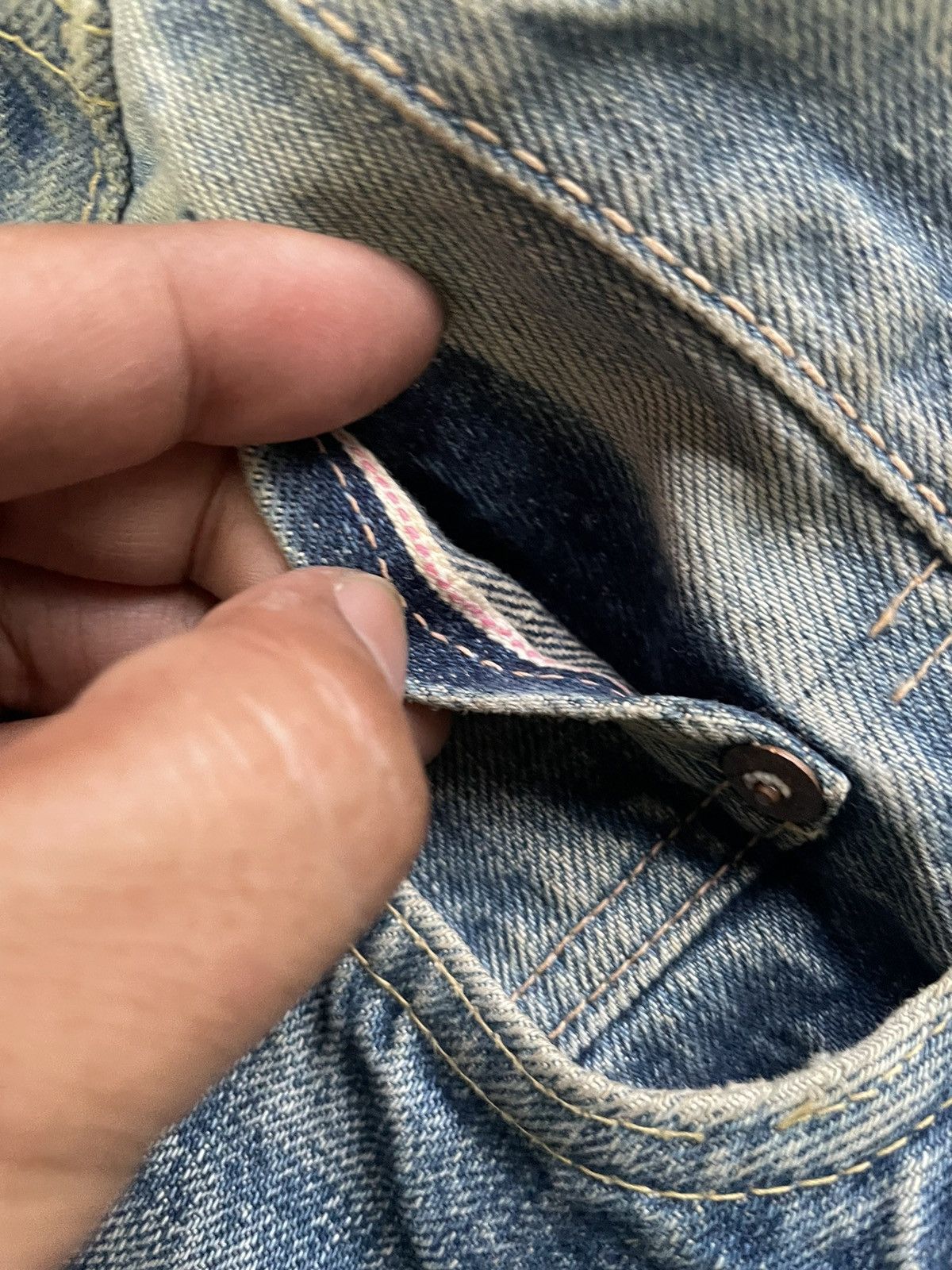 Sugar Cane Vintage Sugar Cane Lot 902 Selvedge Distresed Denim Size US 32 / EU 48 - 23 Thumbnail