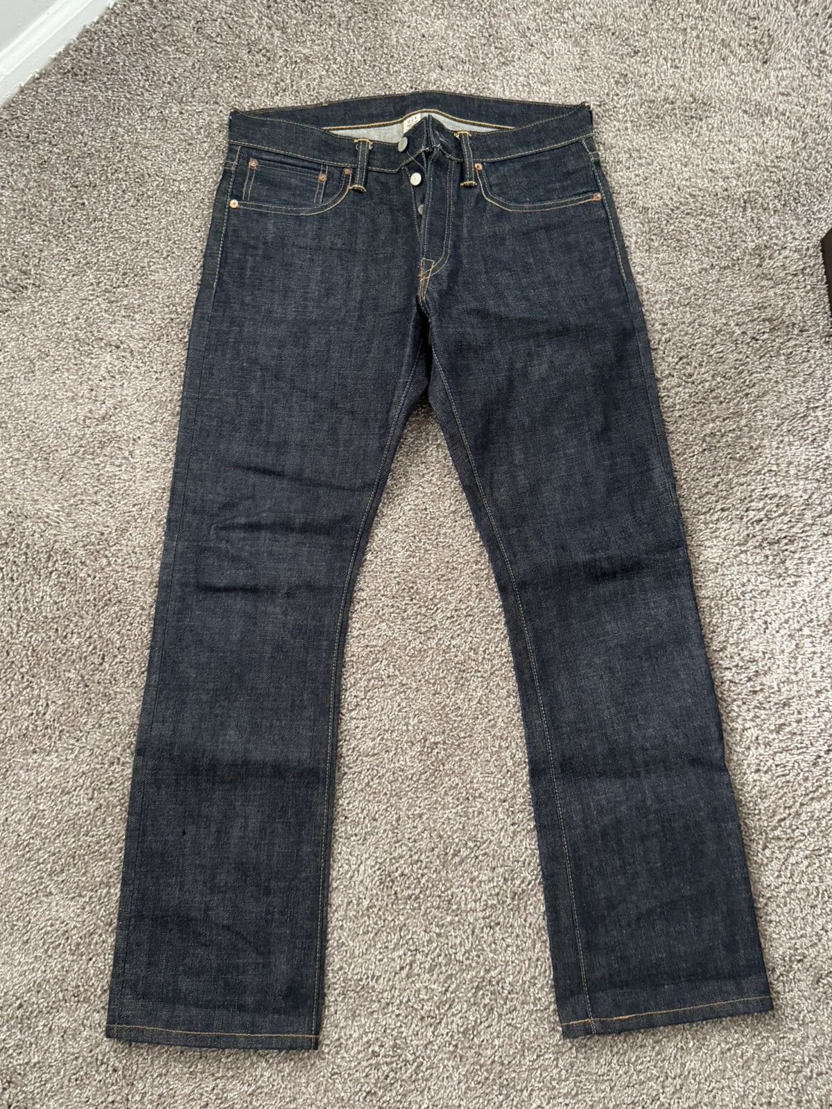 Vuja De Vuja De Steve Distressed Selvedge Jeans | Grailed