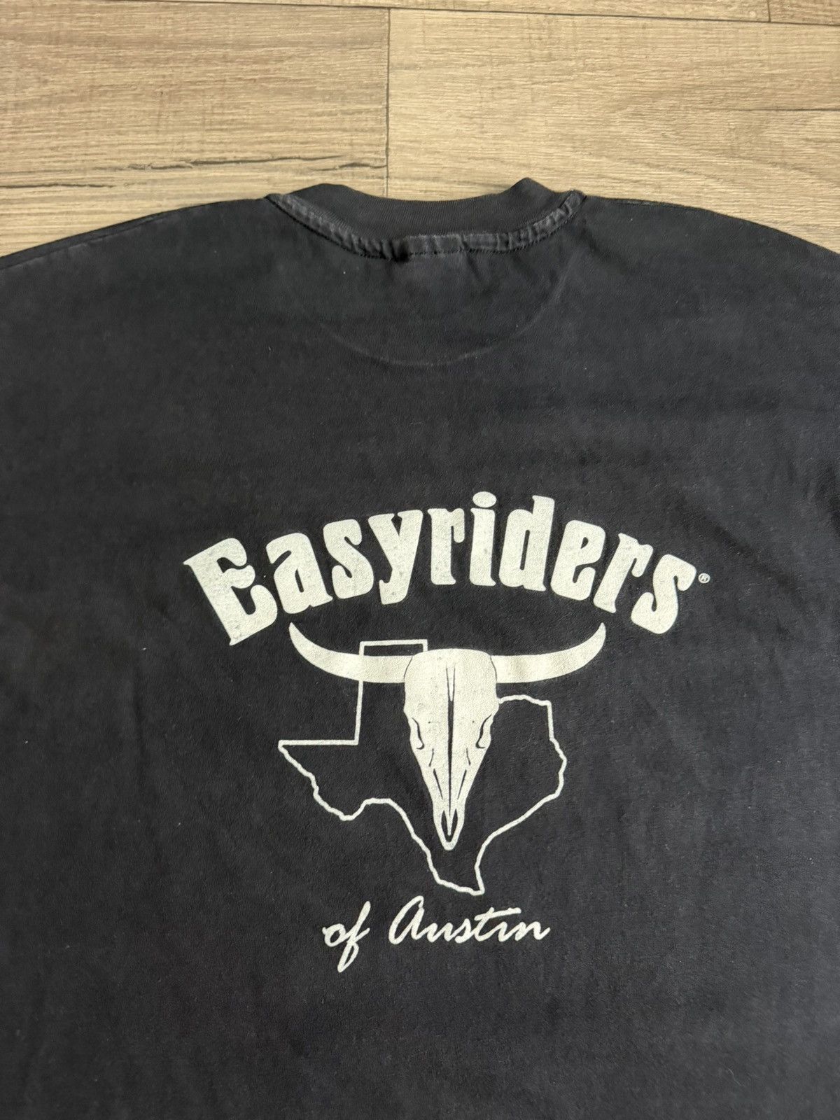 Vintage Vintage 1995 Easyriders Cycle T-Shirt Black Eagle XL Size US XL / EU 56 / 4 - 7 Thumbnail