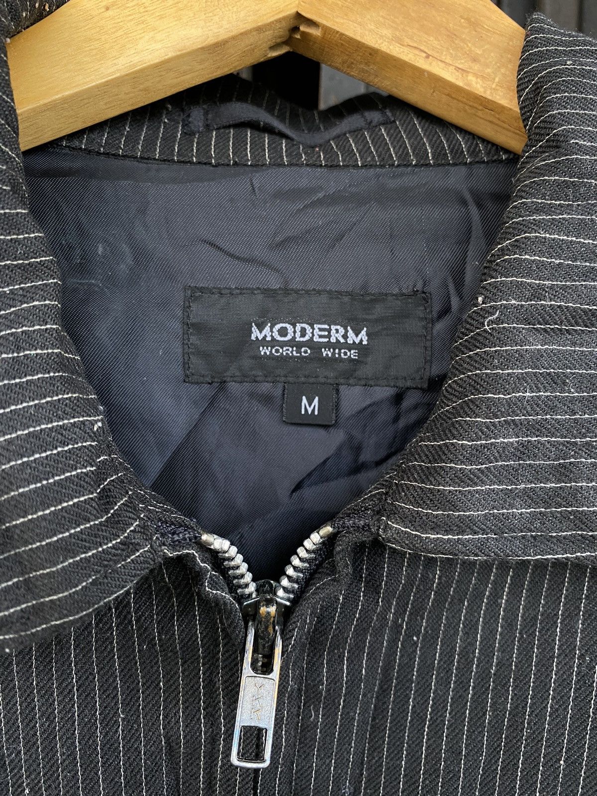 If Six Was Nine × Japanese Brand × Le Grande Bleu (L.G.B.) 2000s moderm world wide striped zip jacket Size US M / EU 48-50 / 2 - 4 Thumbnail
