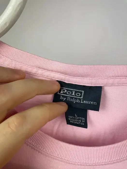 Polo Ralph Lauren Polo Ralph Lauren T-shirt pink colour size L band tee Size US L / EU 52-54 / 3 - 4 Thumbnail