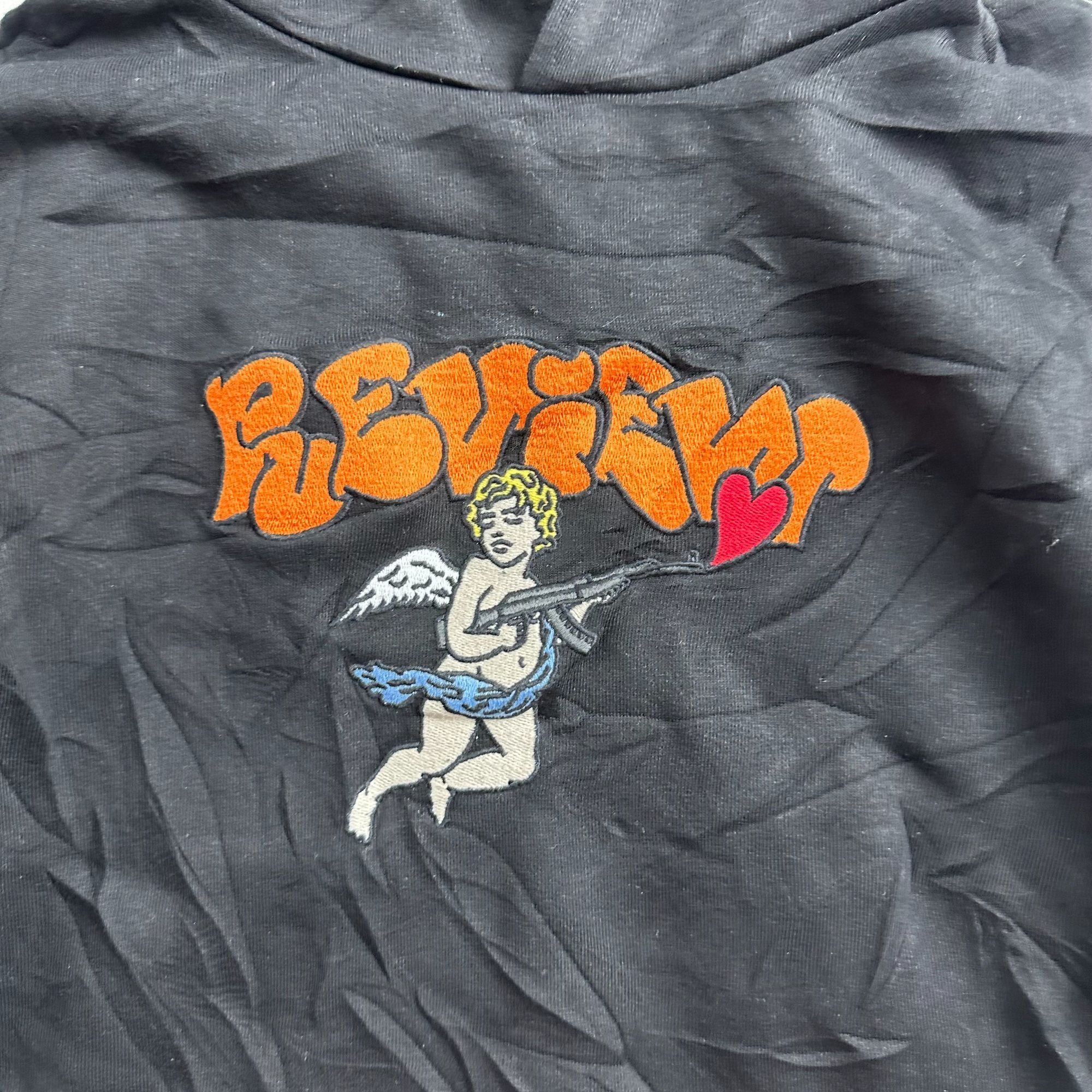 Review REVIEW "Angel" Big Center Logo Sweatshirt Black Size M Size US M / EU 48-50 / 2 - 3 Thumbnail