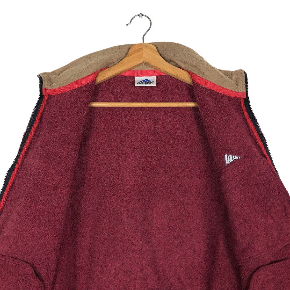 Adidas 🔥Vintage Adidas Bomber Jacket Fleece Big Logo Size US M / EU 48-50 / 2 - 14 Thumbnail