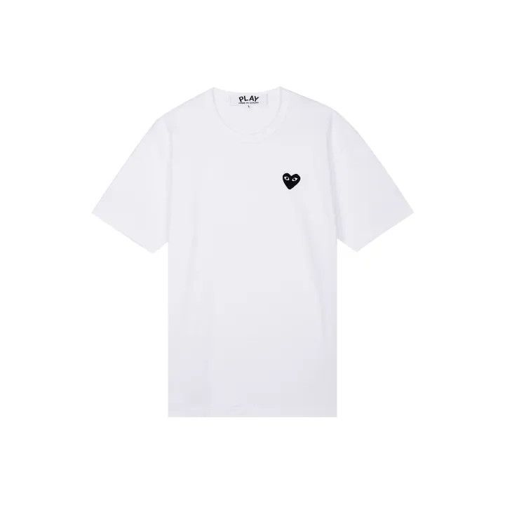 Comme des Garcons PLAY Comme des Garçons Play White Heart Short Sleeve Tee 0079 Size US M / EU 48-50 / 2 - 1 Thumbnail