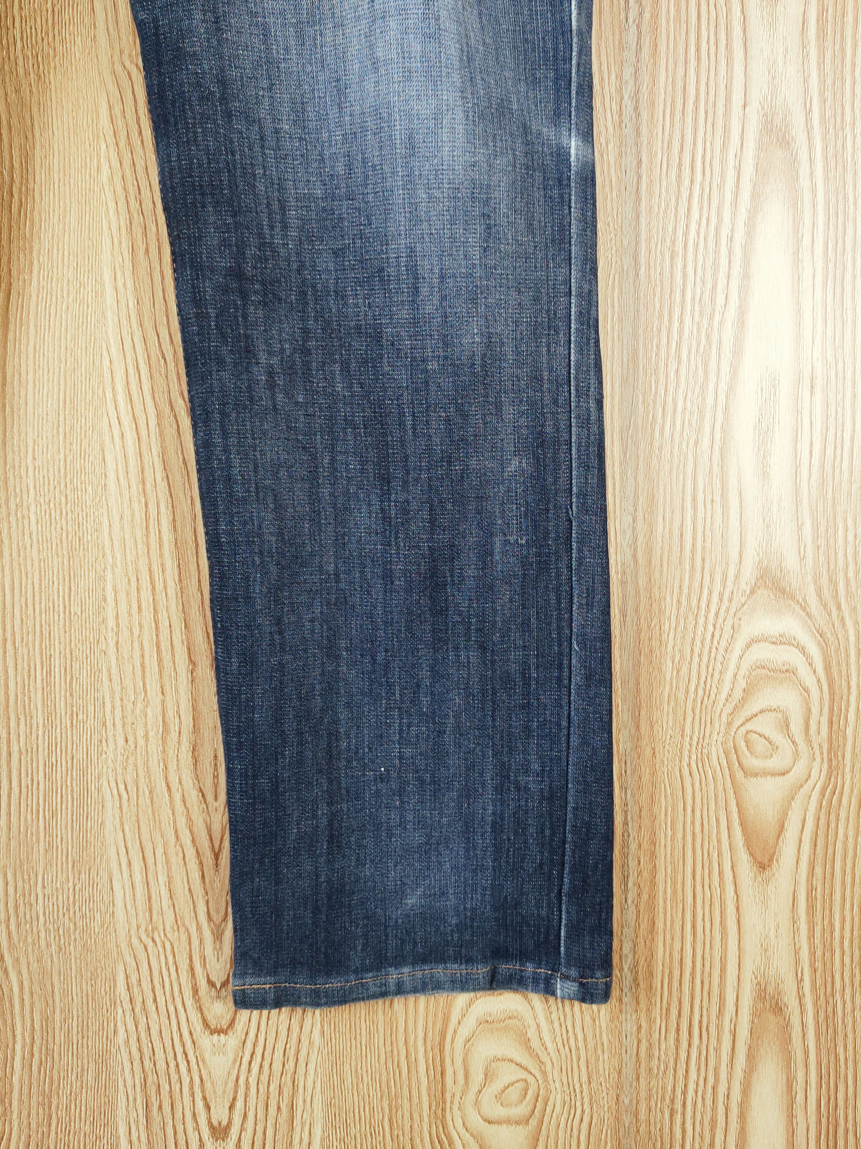 Edwin Edwin Dark Blue Faded Distressed Ripped Jeans #W610 Size US 34 / EU 50 - 6 Thumbnail