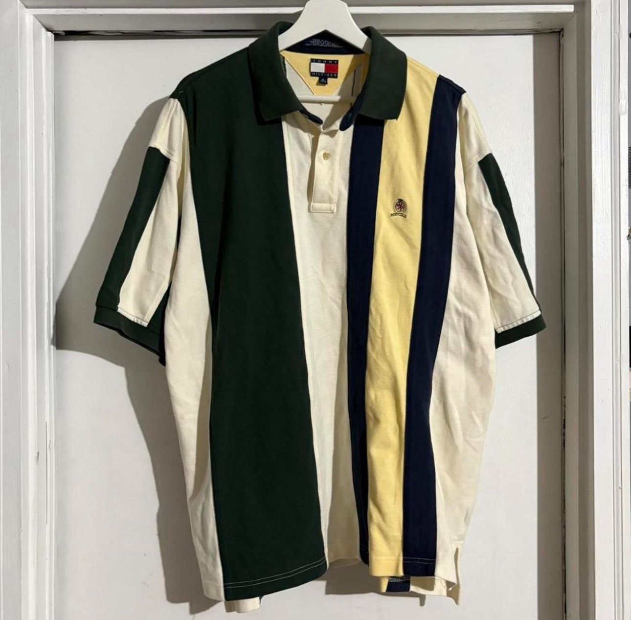 Tommy Hilfiger Vintage Tommy Hilfiger striped polo shirt Size US XL / EU 56 / 4 - 2 Thumbnail