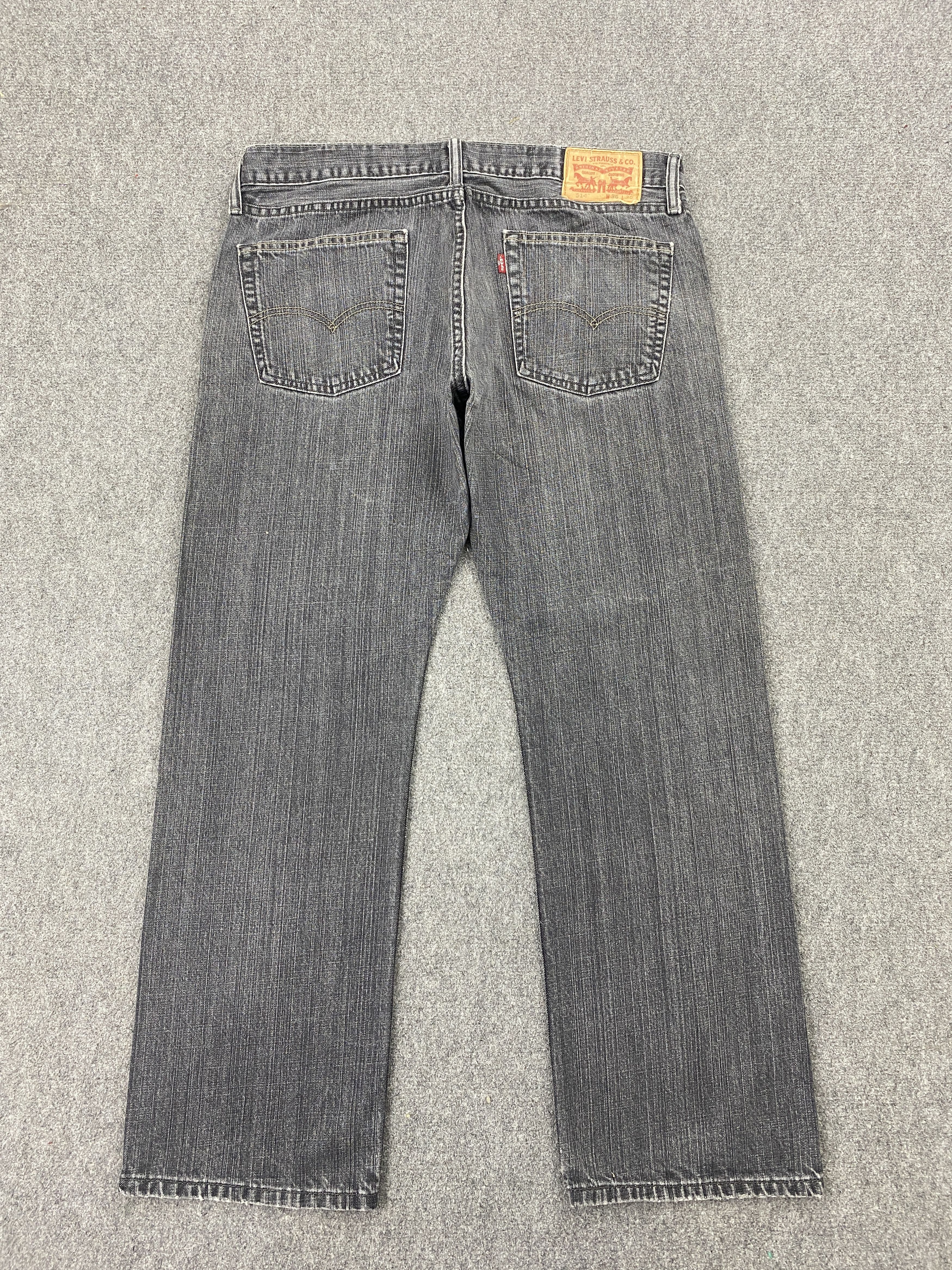 Levi's × Vintage Faded Black Vintage Levis 559 Jeans Size US 35 - 3 Thumbnail