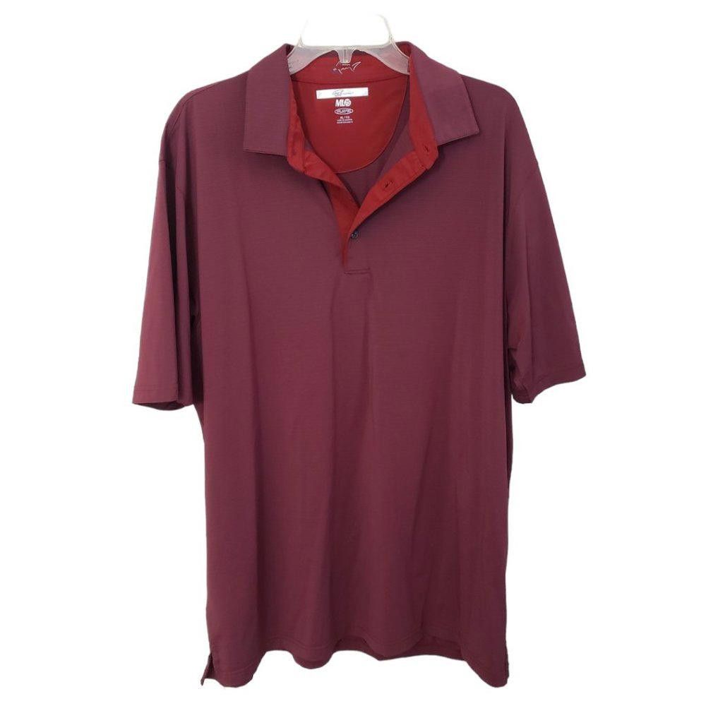 Designer CT465 Greg Norman Red Striped Men's Polo Shirt XL Size US XL / EU 56 / 4 - 1 Thumbnail