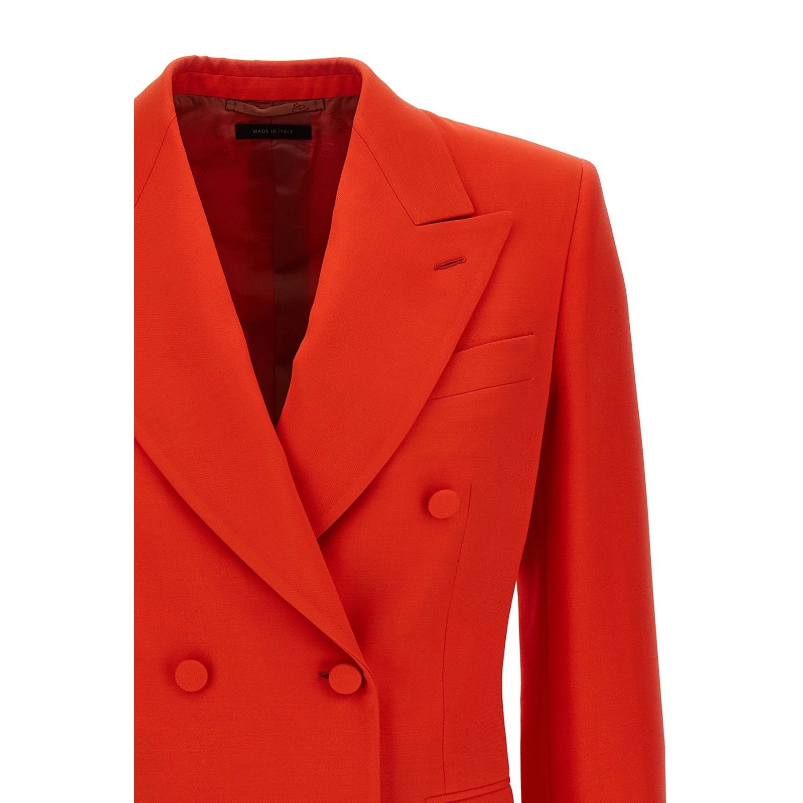 Brioni BRIONI Flavia Red Double Breasted Wool Blazer Jacket New & A Size XS / US 0-2 / IT 36-38 - 3 Thumbnail