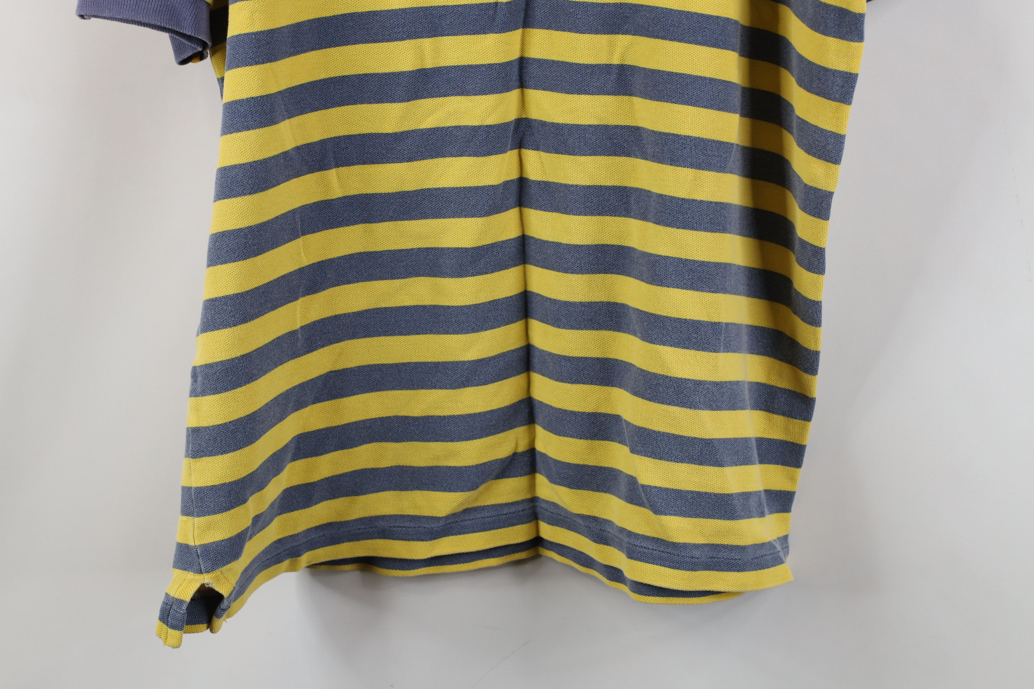 Vintage Vintage 90s Streetwear Weathered Stonewash Striped Golf Polo Size US M / EU 48-50 / 2 - 16 Thumbnail