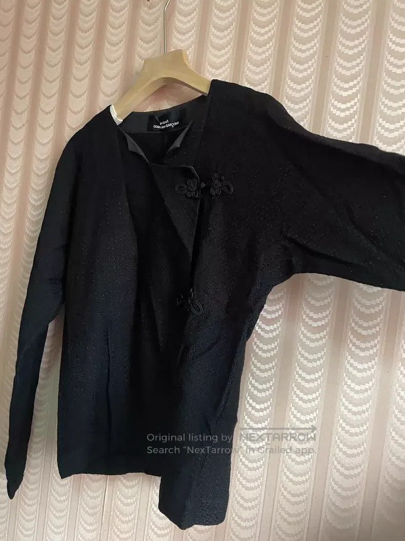 Comme des Garcons Comme Des Garcons Chinese Collar Asymmetric Stand Collar T Size M / US 6-8 / IT 42-44 - 3 Thumbnail