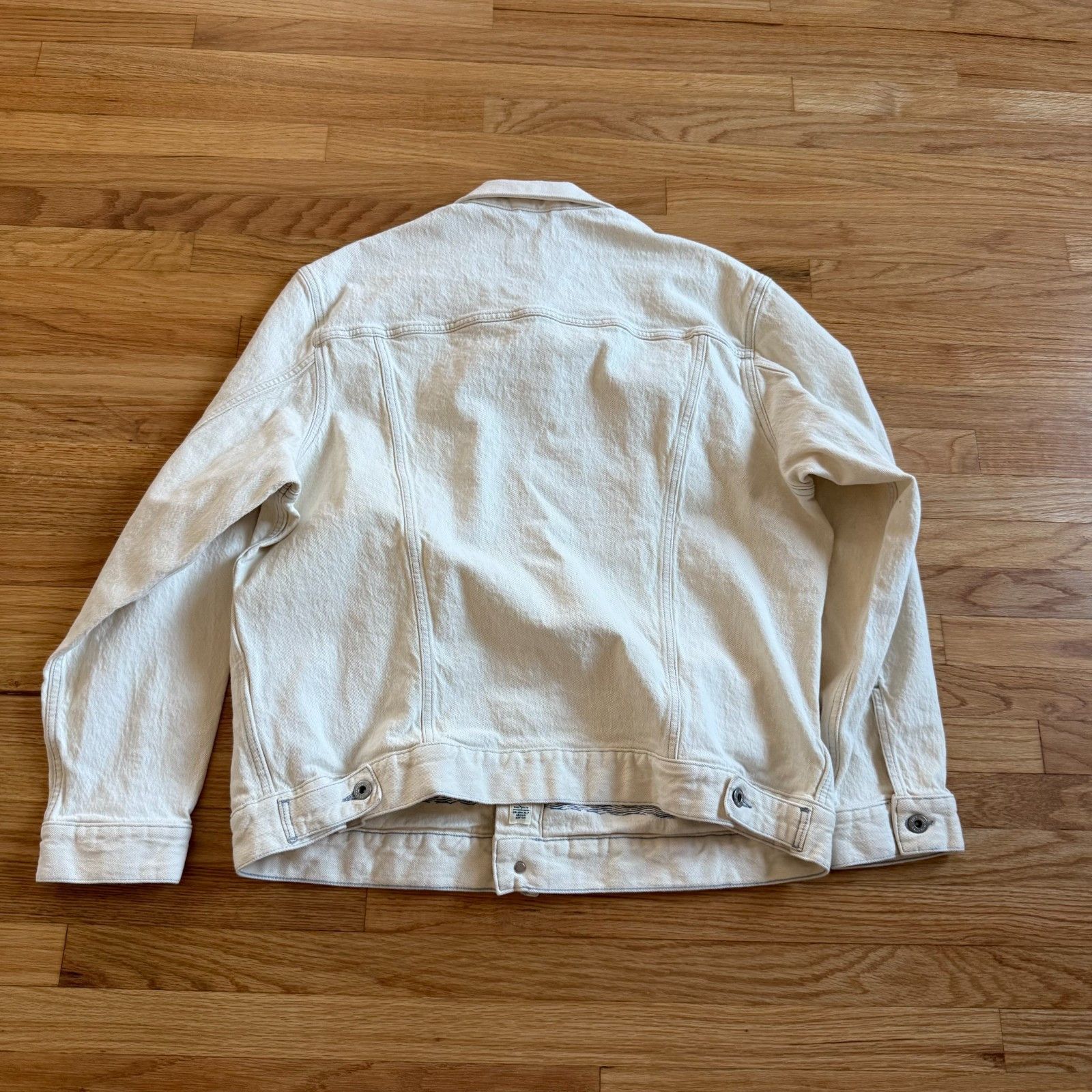 Levi's Made & Crafted Levi's Made & Crafted Type II Worn Trucker Jacket Light Sand Size US XL / EU 56 / 4 - 6 Thumbnail
