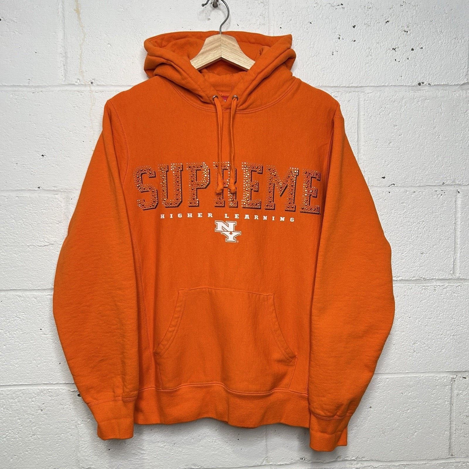 Supreme Supreme Higher Learning Gems Hoodie “Orange” Size US S / EU 44-46 / 1 - 1 Thumbnail