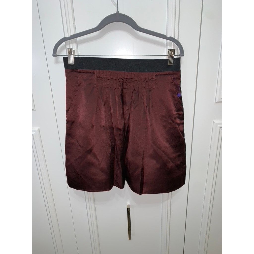 Banana Republic Banana Republic Women's Silk Skirt Brown Size 2 Casual Size 26" / US 2 / IT 38 - 1 Thumbnail